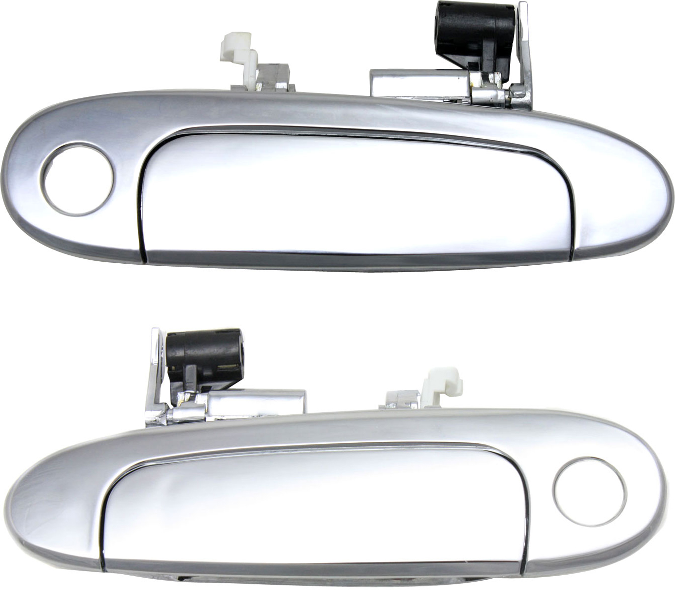AM ECHO 00-05 FRONT DOOR HANDLE RH AND LH Outside All Chrome w Keyhole SKU SET REPT462147C OEM 6921052010 PFM 6922052010 PFM
