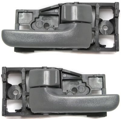 AM TUNDRA 00-06 FRONT DOOR HANDLE RH AND LH Inside Drak Gray w Door Lock Standard Extended Cab P U SKU SET REPT462179 Partslink TO1353164 TO1352164 OEM 692050C010B2-692060C010B2