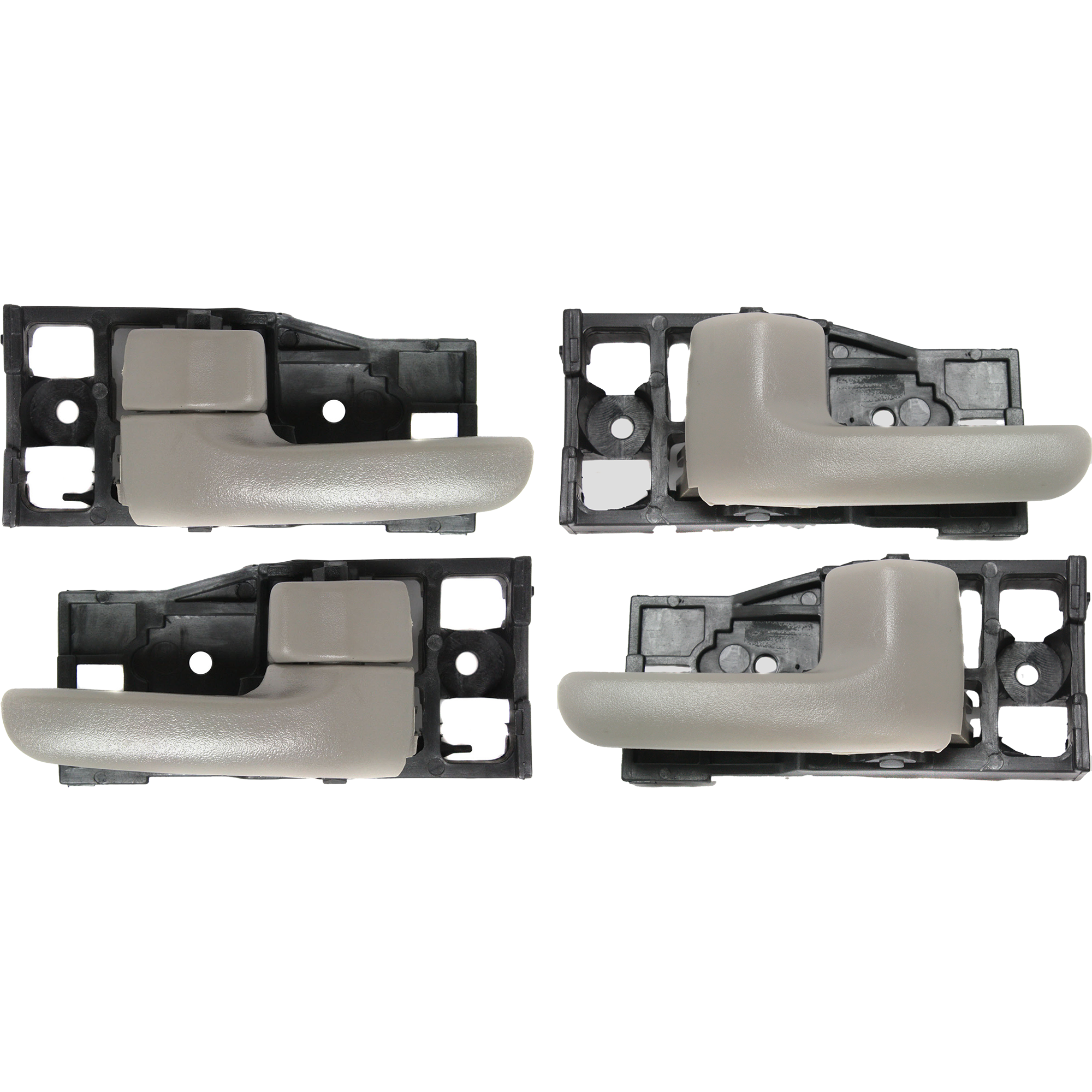 AM TUNDRA 00-06 FRONT AND REAR INTERIOR DOOR HANDLE RH AND LH SKU SET REPT462181-4 Partslink TO1353186 TO1352186 OEM 692050C010B1-692060C010B1-6920