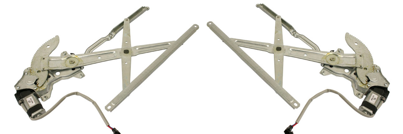 AM TUNDRA 00-06 FRONT WINDOW REGULATOR RH AND LH Set of 2 Power w Motor Fleetside Regual Access Cab SKU SET REPT462911 OEM 857100C010 PFM 857200C010 PFM
