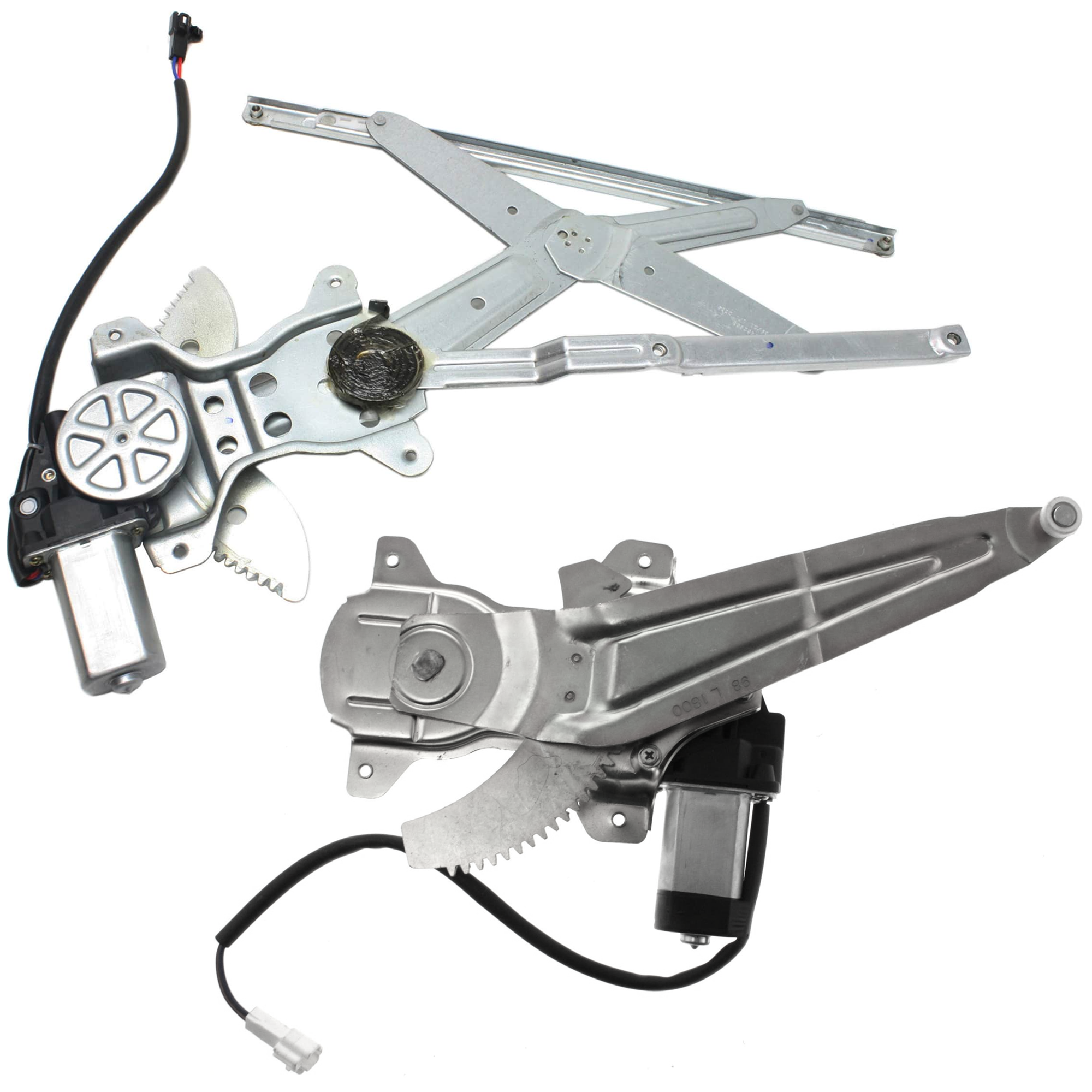 AM COROLLA 98-02 FRONT AND REAR WINDOW REGULATOR LH Power w Motor SKU SET REPT462968 Partslink TO1350127 TO1550107 OEM 6980202040-6980402030 PFM