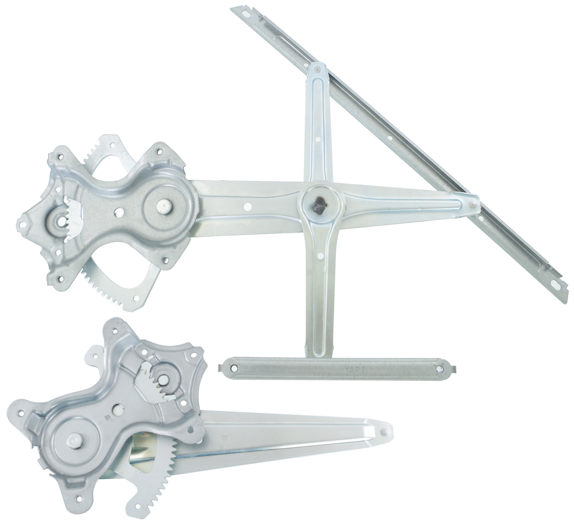 AM CAMRY 12-17 FRONT AND REAR WINDOW REGULATOR RH Power w o Motor SKU SET REPT462989-2R Partslink TO1351209 TO1551162 OEM 6980106080-6980306140