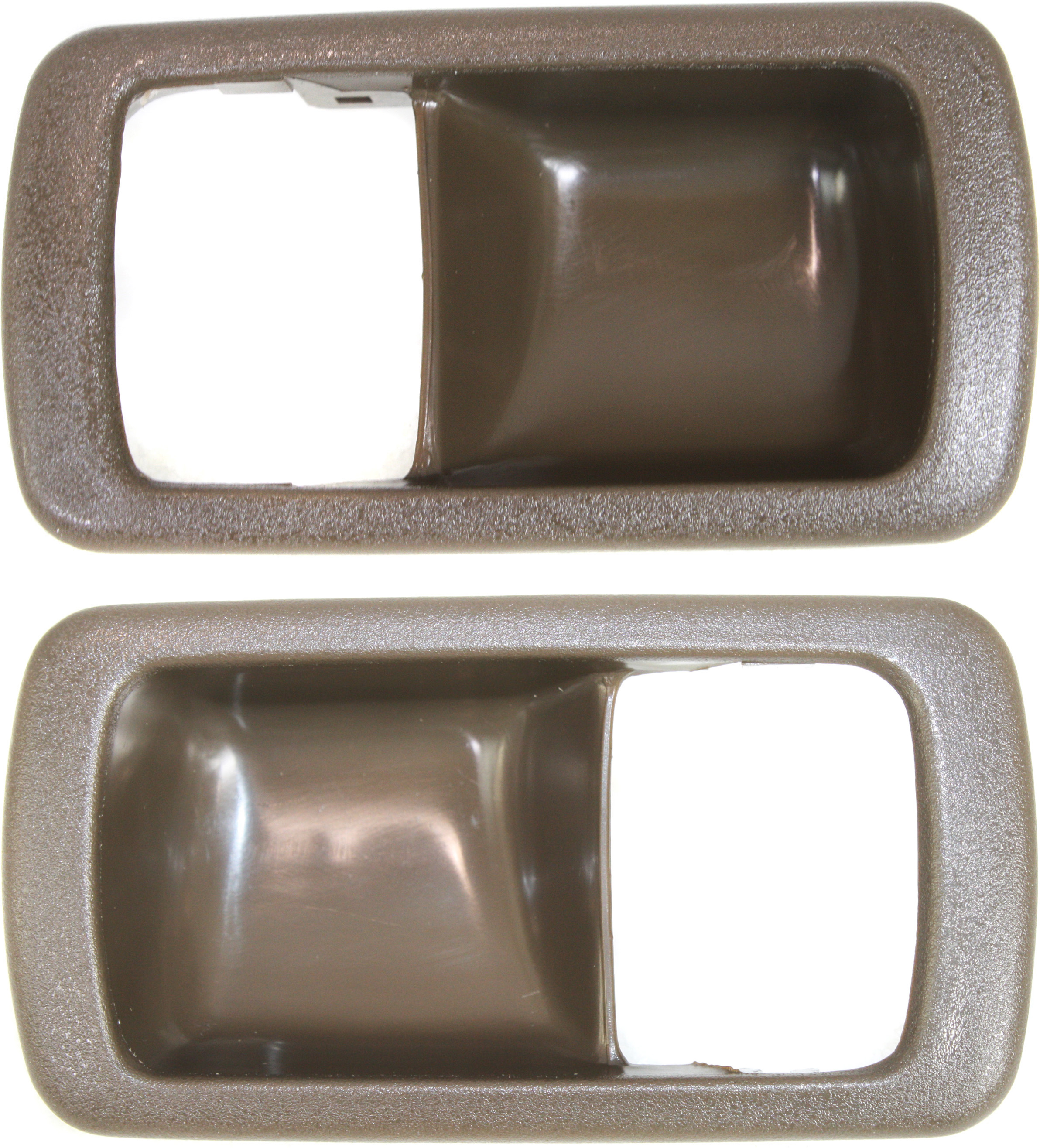 AM CAMRY 92-96 FRONT DOOR HANDLE RH and LH =REAR Inside Bezel Brown SKU SET REPT464301 Partslink TO1359106 TO1358106 OEM 6927732060E0-6927732060K0-6927