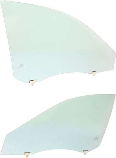 AM TOYOTA CAMRY 02-06 FRONT DOOR GLASS RH and LH Green Tint US Built 4 Door with Clip SKU SET REPT480101 OEM 68101AA030 FD21405GTYN 68102AA