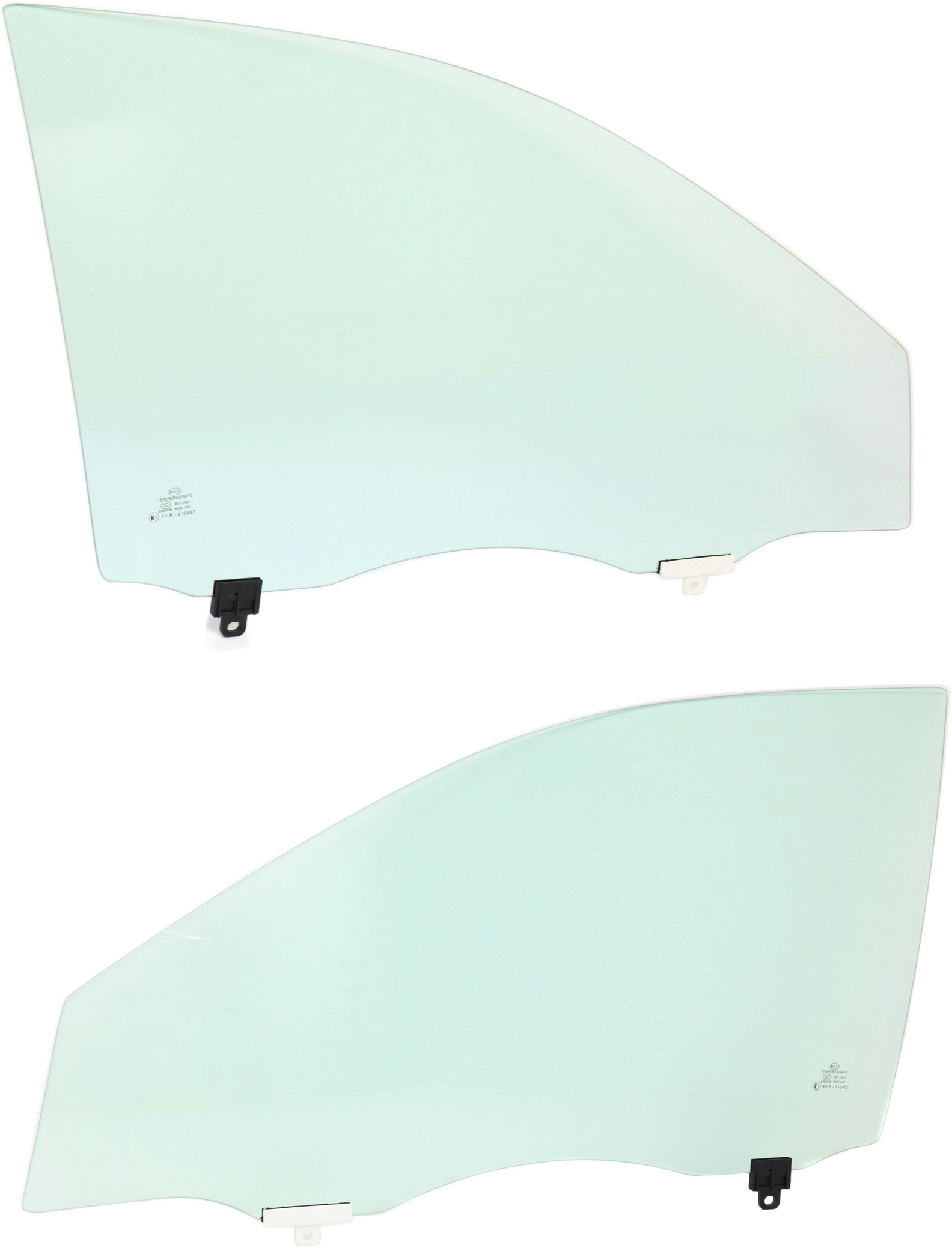 AM TOYOTA COROLLA 05-08 FRONT DOOR GLASS RH AND LH Green Tint 4 Door SKU SET REPT480107 OEM 6810112A40 FD22347GTYN FD21605