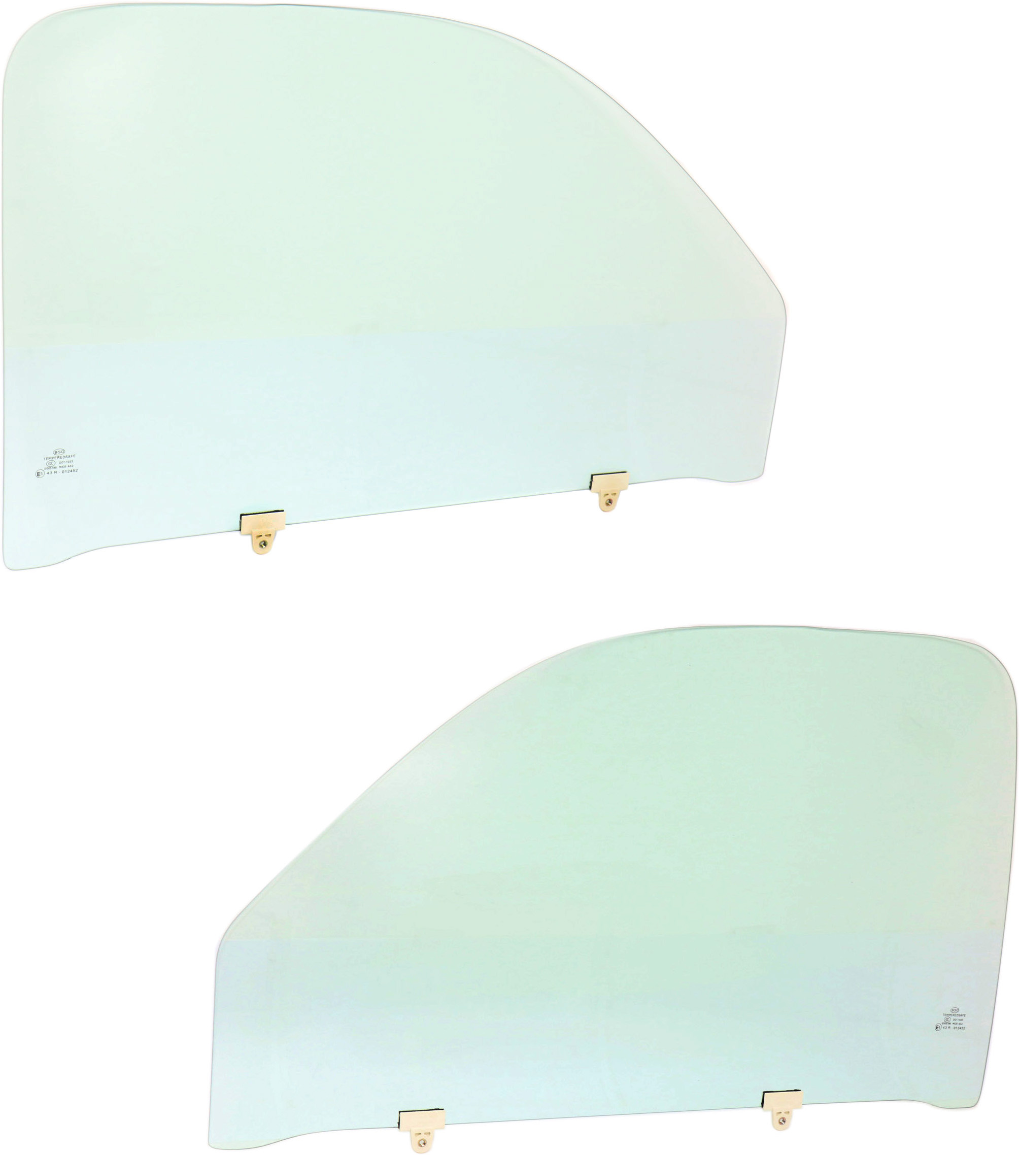 AM TACOMA 99-03 FRONT DOOR GLASS RH AND LH Green Tint 2-4 Door SKU SET REPT480119 OEM 6810104070 FD05471GTYN FD22170