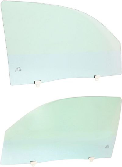 AM TACOMA 05-14 FRONT DOOR GLASS RH AND LH Green Tint w Clip SKU SET REPT480121 OEM 6810104081 FD22399GTYN 6810204