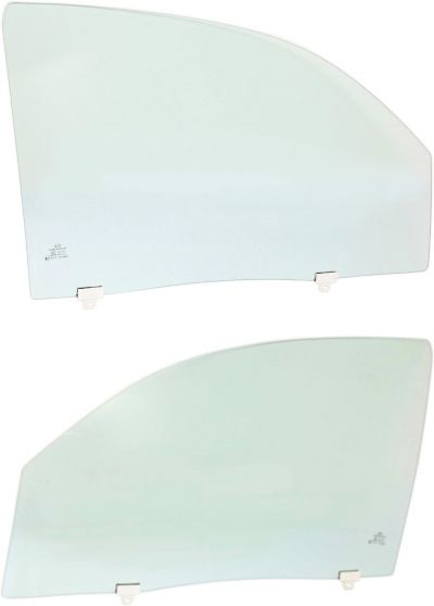 AM TACOMA 05-15 FRONT DOOR GLASS RH and LH Green Tint Extended Crew Cab with Clip SKU SET REPT480123 OEM 6810104102 FD22401GTYN 6810204
