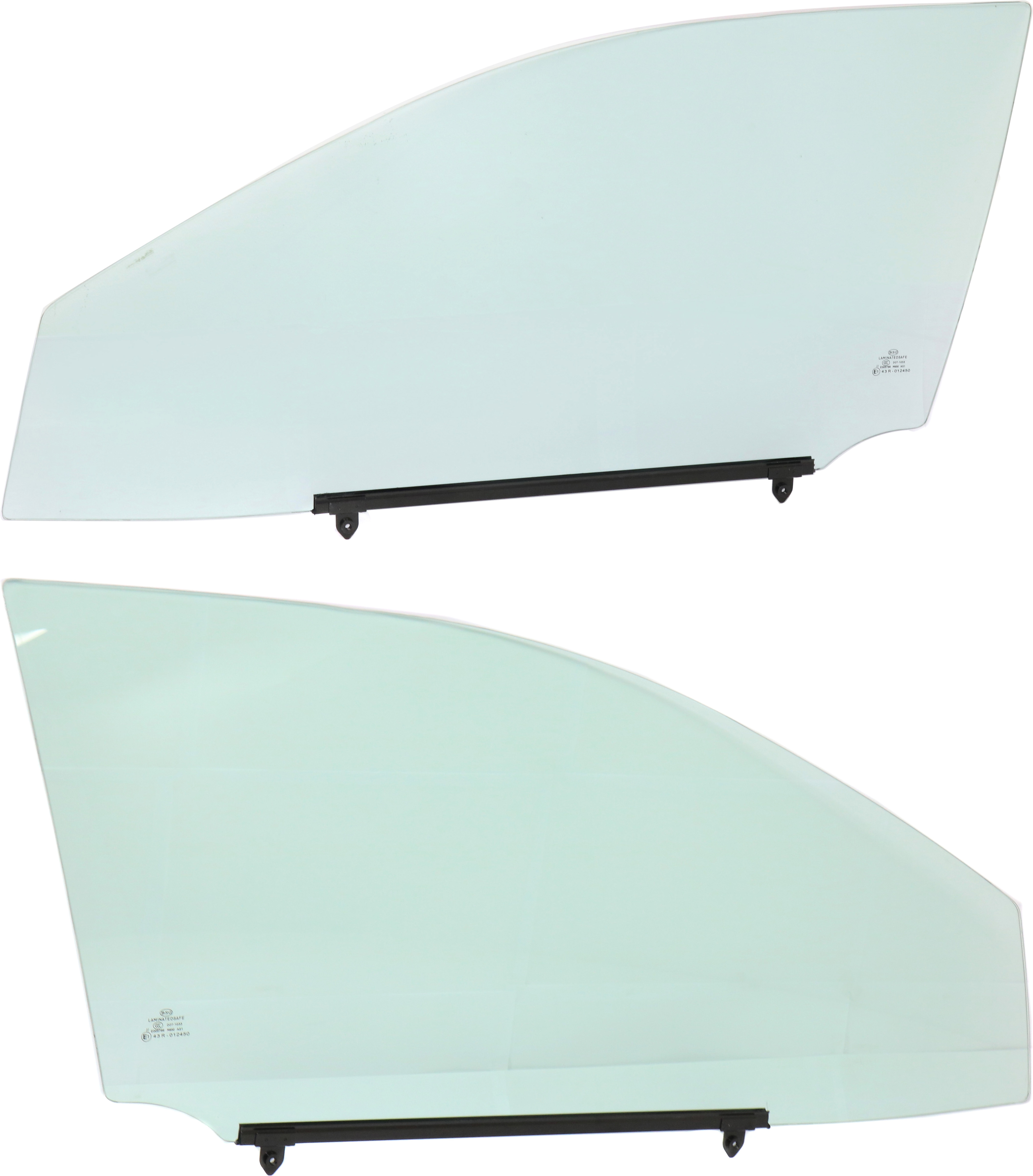 AM AVALON 13-18 FRONT DOOR GLASS RH AND LH Green Tint SKU SET REPT480131 OEM 6810107030 FD25750GTYN 6810207