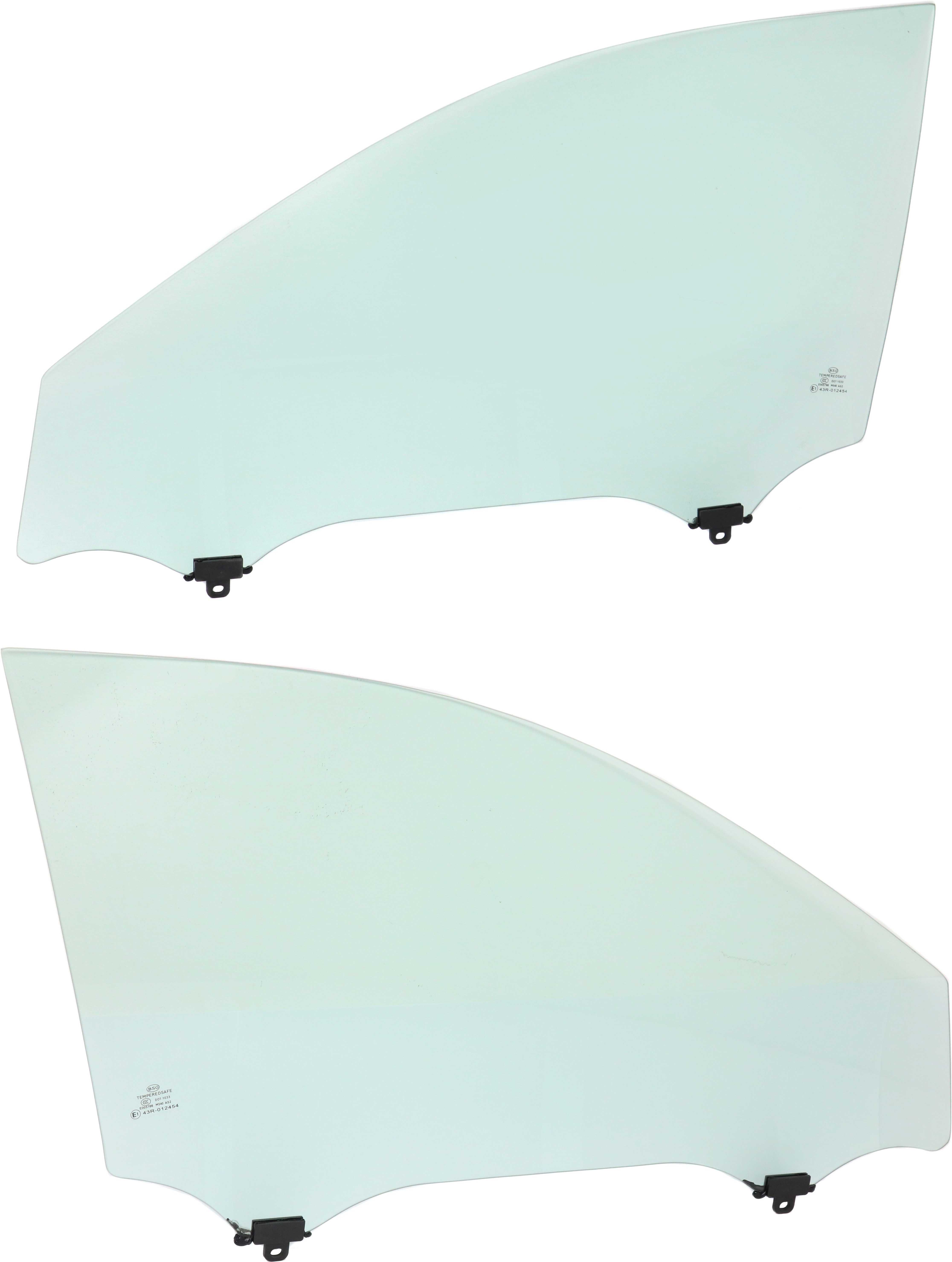 AM CAMRY 07-11 FRONT DOOR GLASS RH AND LH Green Tint SKU SET REPT480133 OEM 6810133120 FD23699GTYN 6810233