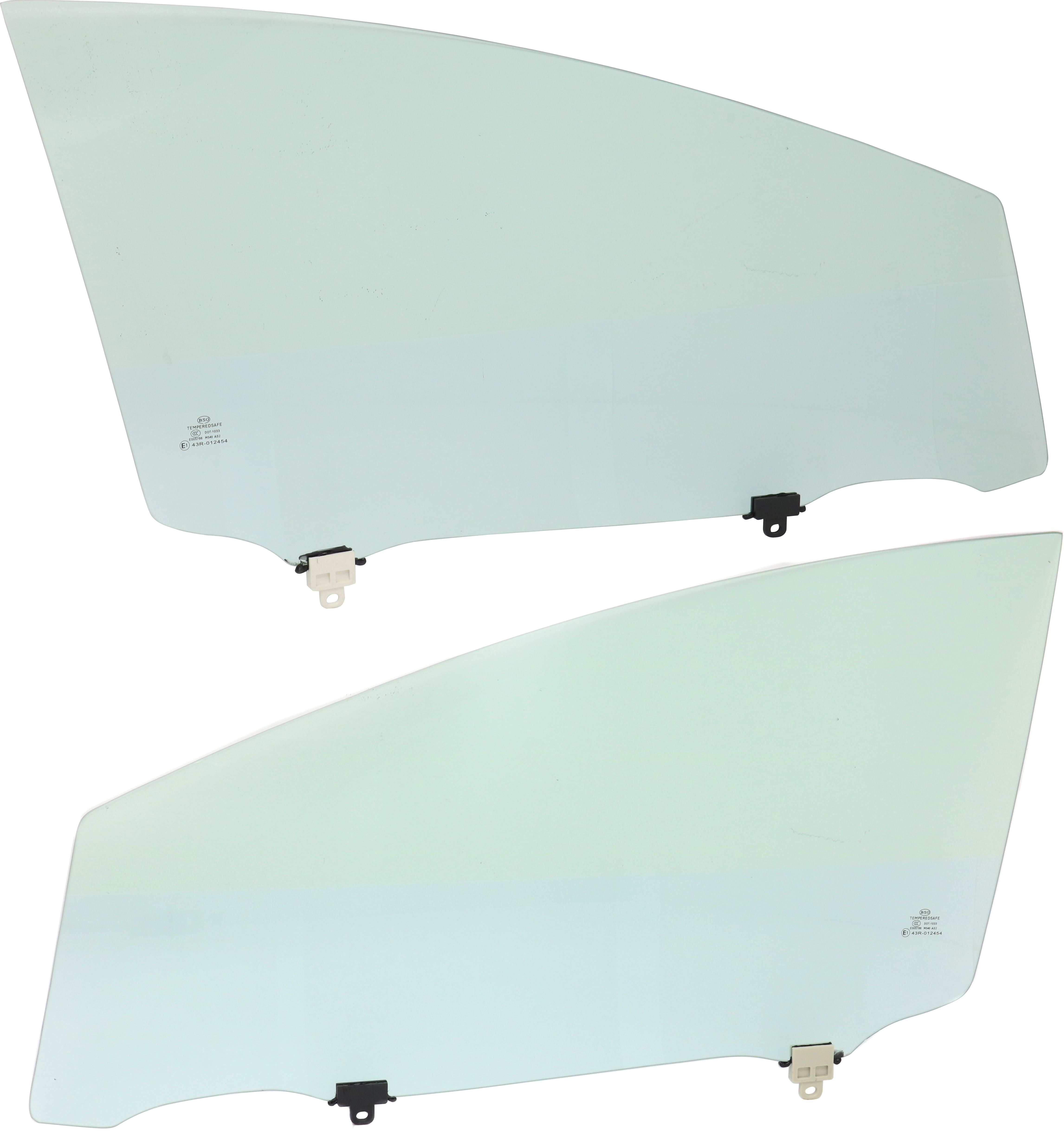 AM PRIUS 10-15 PRIUS PLUG IN 12-15 FRONT DOOR GLASS RH AND LH Green Tint SKU SET REPT480157 OEM 6810147082 FD24400GTYN 6810147
