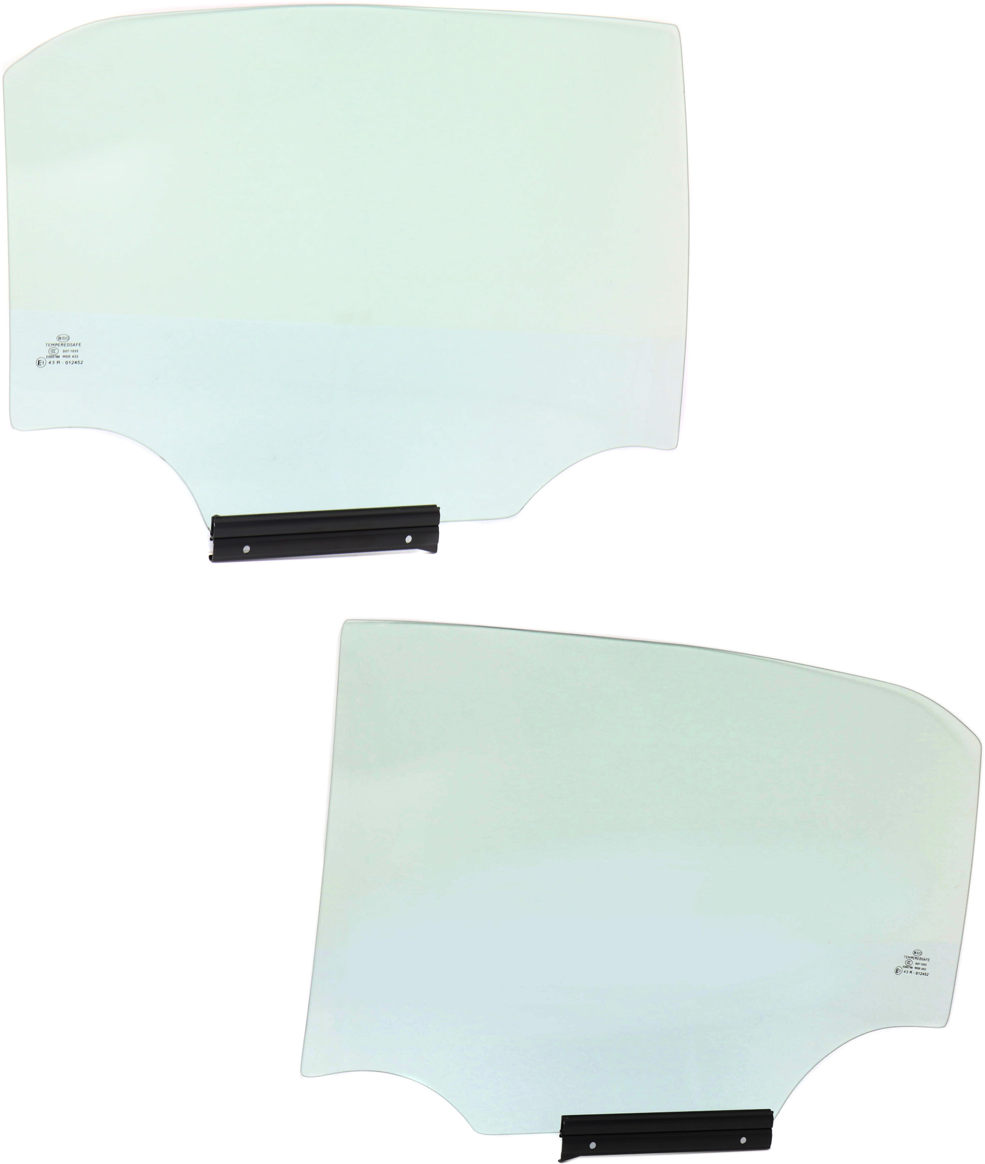 AM COROLLA 09-13 REAR DOOR GLASS RH AND LH Green Tint SKU SET REPT481313 OEM 6810302260 FD23693GTYN 6810402