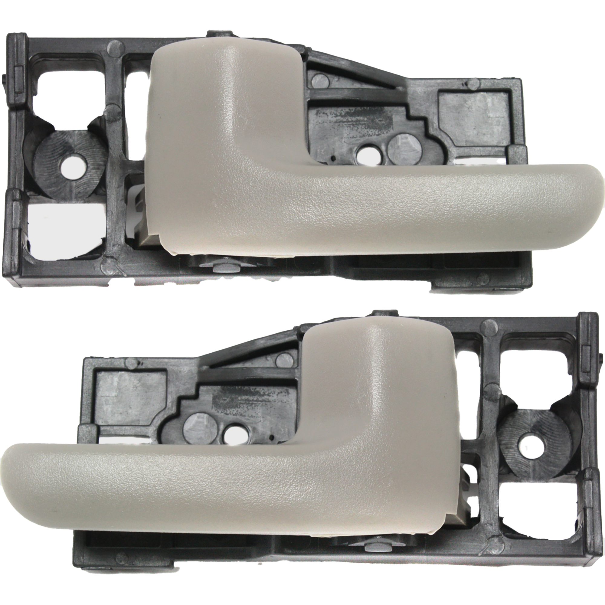 AM TUNDRA 00-06 REAR DOOR HANDLE RH and LH Inside Gray Charcoal w o Door Lock Extended Cab P U SKU SET REPT491317 OEM 692070C010B1-692080C010B1