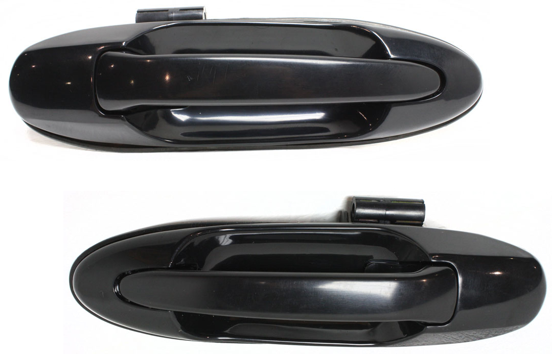 AM LAND CRUISER LX470-98-07 REAR DOOR HANDLE RH and LH Outside Smooth Black SKU SET REPT491335 Partslink TO1521125 TO1520125 OEM 6923060081C0-6924060081C0