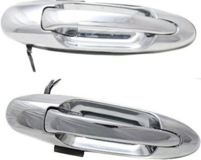 AM SEQUOIA 01-07 REAR DOOR HANDLE RH and LH Outside All Chrome SKU SET REPT491361C OEM 6923034020C0 PFM 6924034020C0