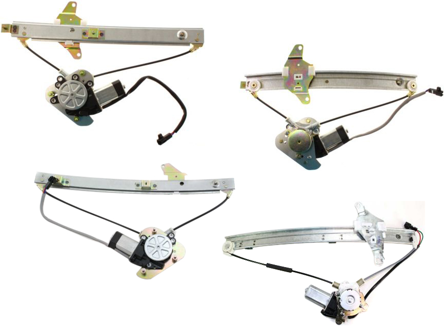 AM AVALON 95-99 FRONT AND REAR WINDOW REGULATOR RH AND LH Power w Motor XL XLS Models SKU SET REPT491703-4 Partslink TO1350157 TO1351157 TO1550117 TO1551117 OEM 6981007010-6982007010-69830070