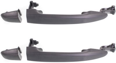 AM SIENNA 04-10 REAR DOOR HANDLE RH and LH Outside Textured Black Sliding Handle + Cover SKU SET REPT494703-2 Partslink FDH010281 OEM 6921308020