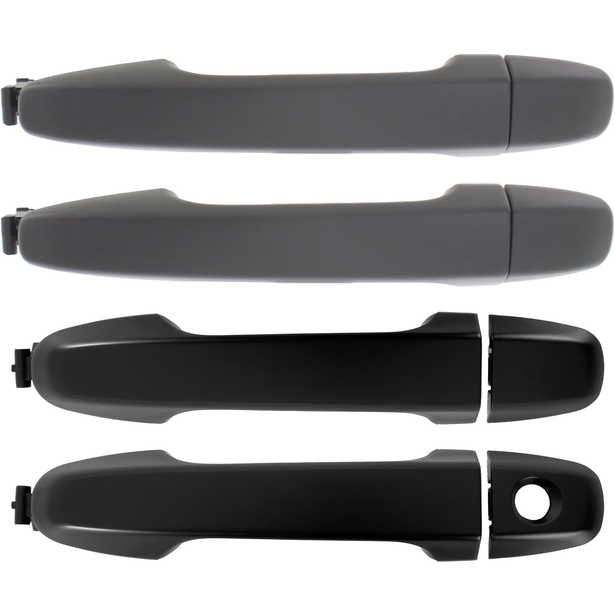 AM CAMRY 12-17 FRONT AND REAR EXTERIOR DOOR HANDLE RH AND LH Outside Primed Black SKU SET REPT494724 A OEM 69211-06090 C0-6925006020C0 SU