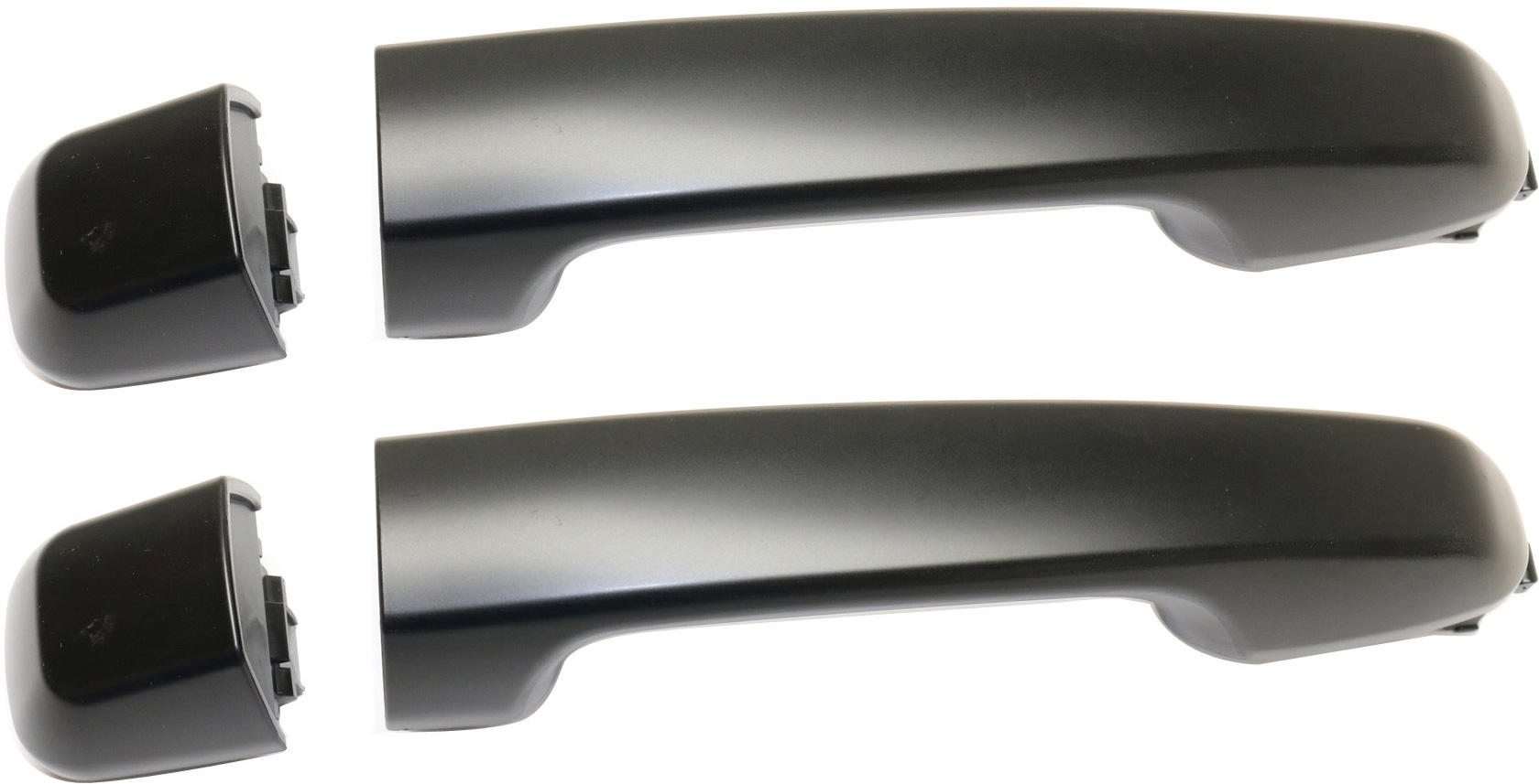 AM LAND CRUISER 09-20-4RUNNER 10-20 REAR EXTERIOR DOOR HANDLE RH AND LH Prmd Blk Plas w o Sensor SKU SET REPT494726-2 OEM 6921160090C0-6925060010C0
