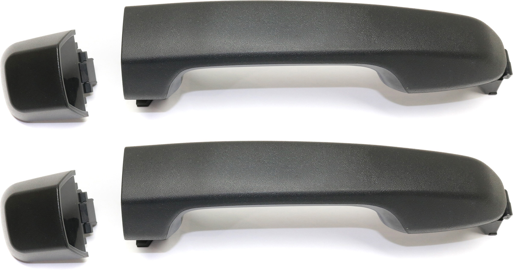 AM 4RUNNER 10-13 REAR EXTERIOR DOOR HANDLE RH AND LH Plastic Textured Black w o Key Hole w o Sensor SKU SET REPT494728-2 OEM 6921160100-6925060020