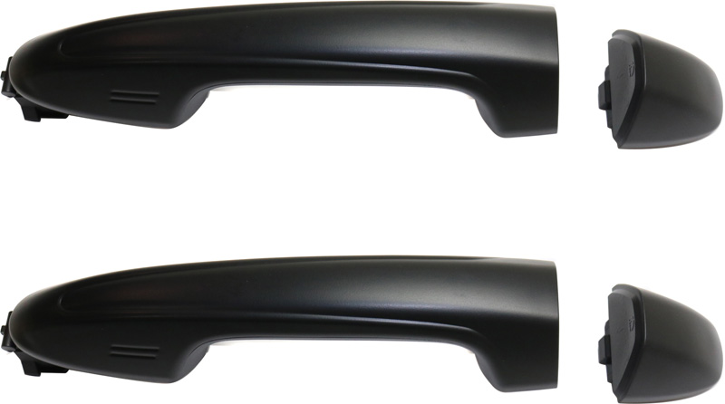 AM RAV4-13-16 REAR DOOR HANDLE RH AND LH Outside Primed Black w o Keyhole Cover w o RFID SKU SET REPT494736-2 OEM 692270R020A1-6922742080A1