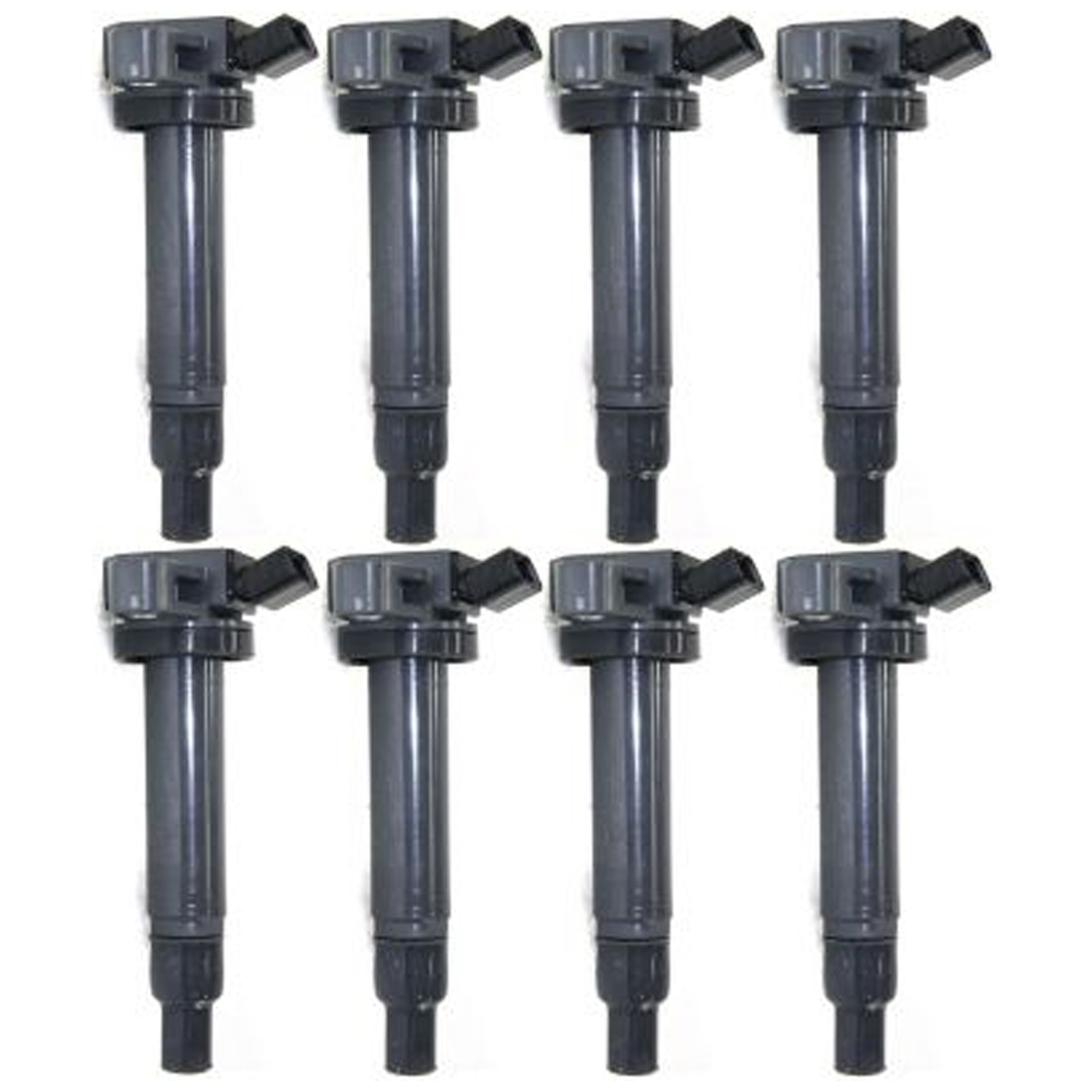AM LAND CRUISER 98-07 SC430-02-10 IGNITION COIL Set of 8-12 Volts 4 Blade Terminals w Spark Plug Boot SKU SET REPT504604-8 OEM 5051-8221-48991-50109-82213-23