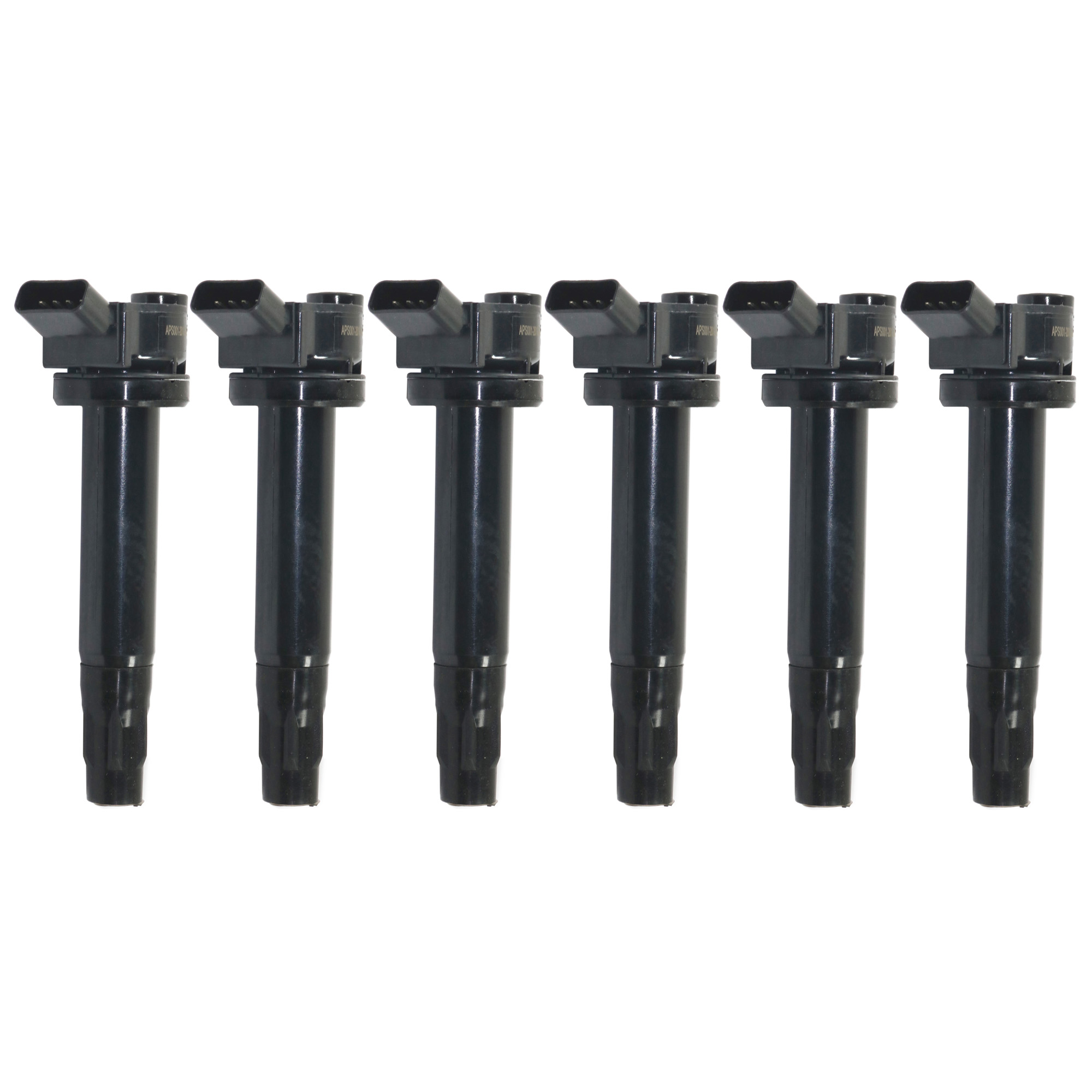 AM SOLARA 04-08 IGNITION COIL Set of 6-12 Volts Blade Type 4 Prong Male Terminal Coil Pack Style SKU SET REPT504611-6
