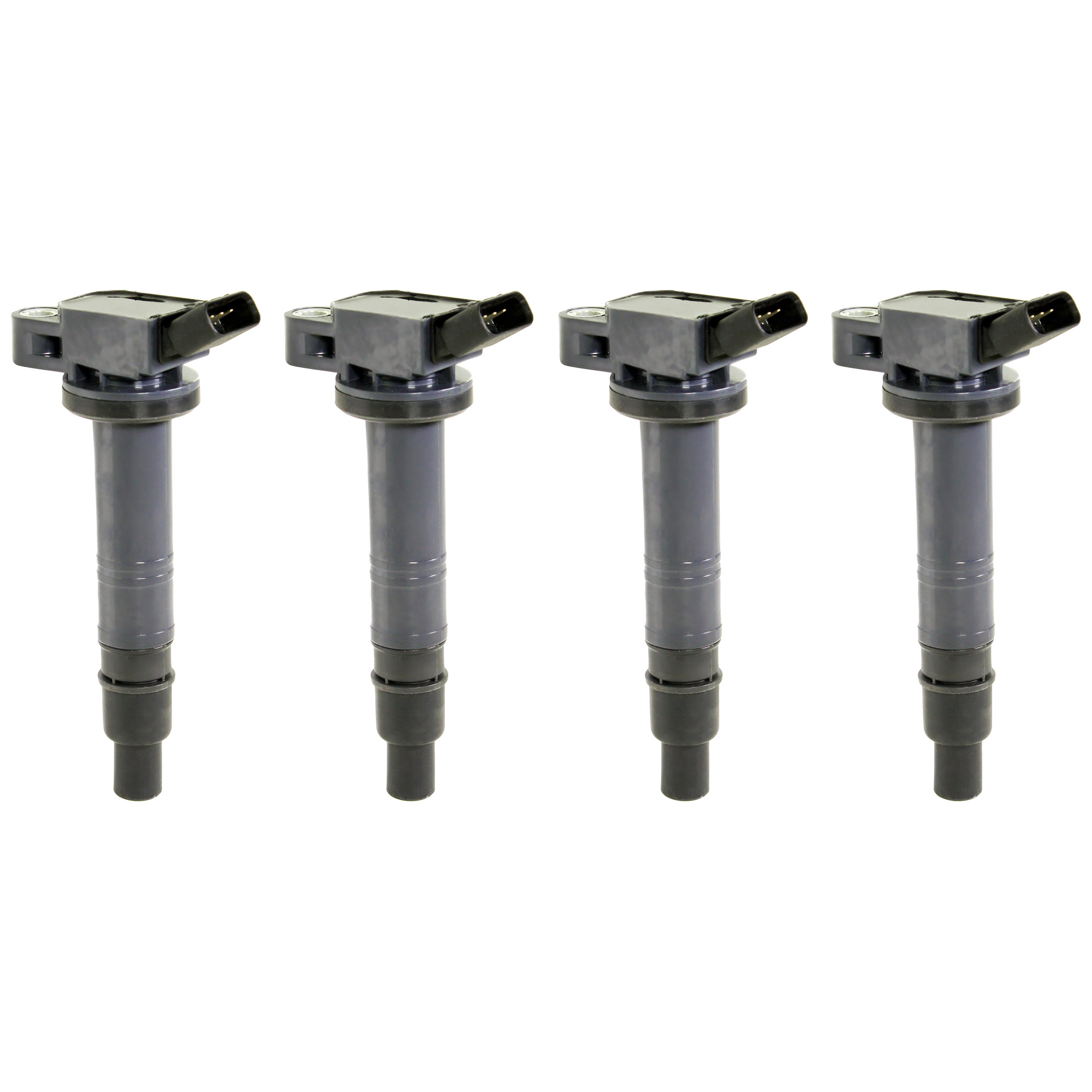 AM 4RUNNER 03-10 TACOMA 05-24 IGNITION COIL In Cap Coil Design 12 Volts 4 Male Blade Terminals Set of 4 SKU SET REPT504616-4