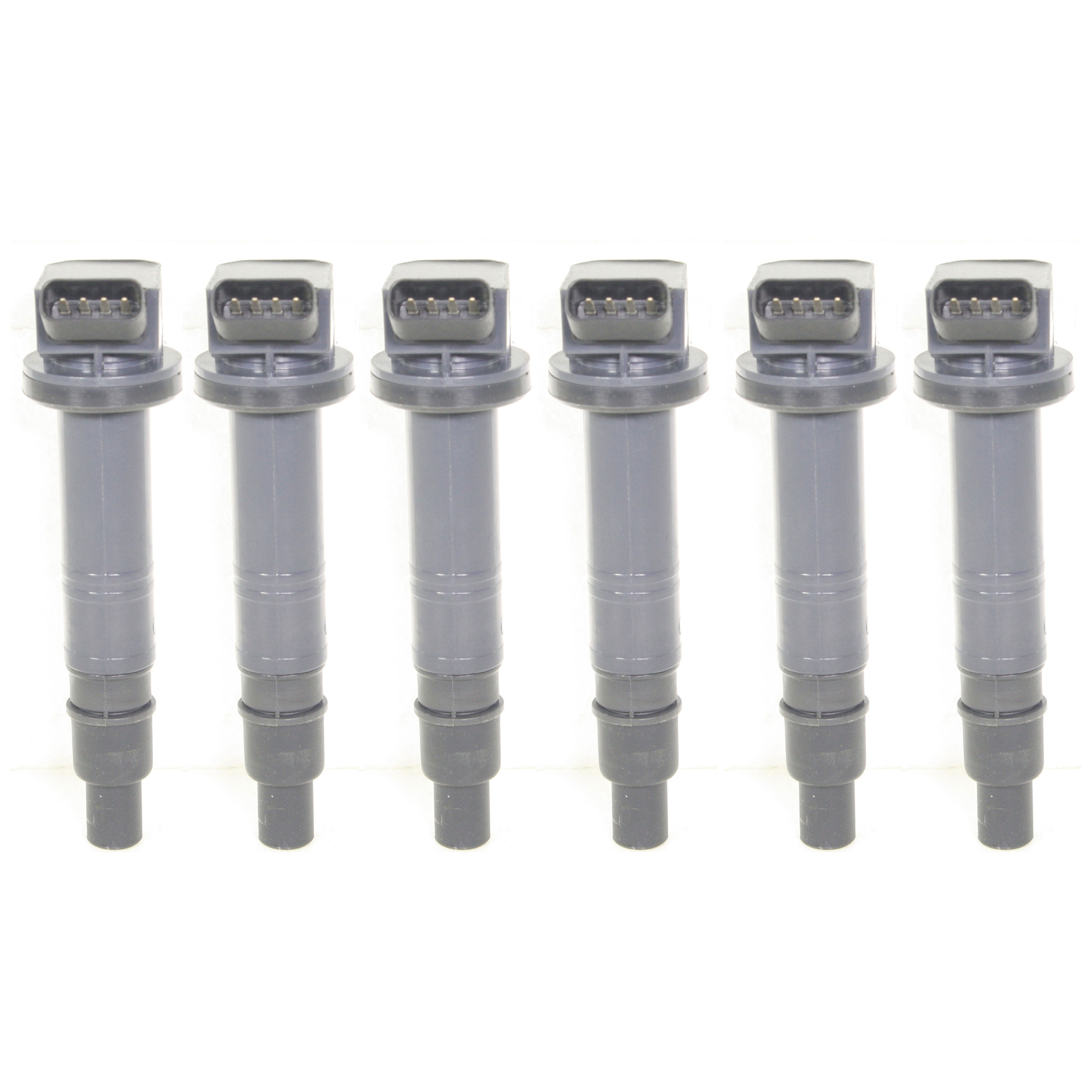 AM 4RUNNER 03-10 TACOMA 05-24 IGNITION COIL In Cap Coil Design 12 Volts 4 Male Blade Terminals Set of 6 SKU SET REPT504616-6
