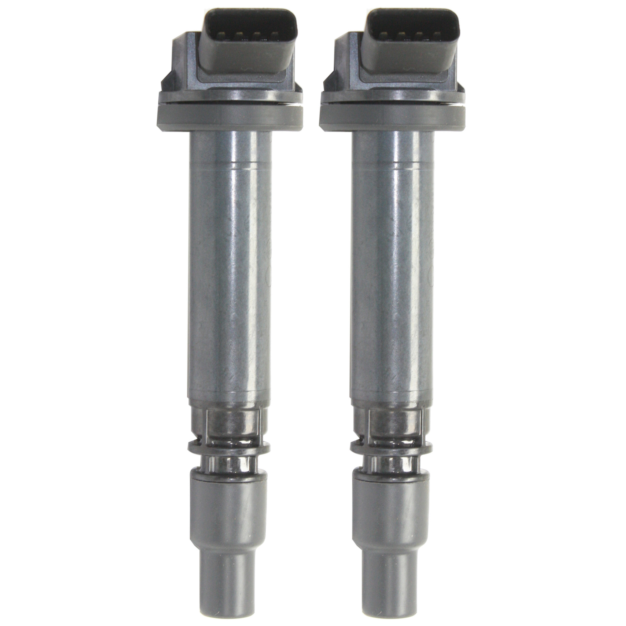 AM GS300-06-06-4RUNNER 10-22 IGNITION COIL 12V 4 Male Terminals Blade Type Silver Valve Cover Mounting Location Set of 2 SKU SET REPT504630-2
