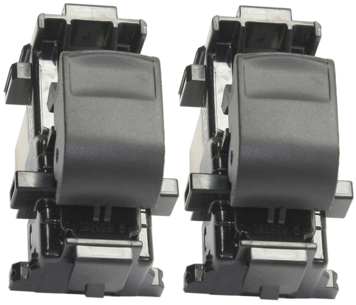 AM RAV4-06-18 TUNDRA 07-21 FRONT AND REAR WINDOW SWITCH RH Black SKU SET REPT505207-2 OEM 9022-182378-660336-901353-5348