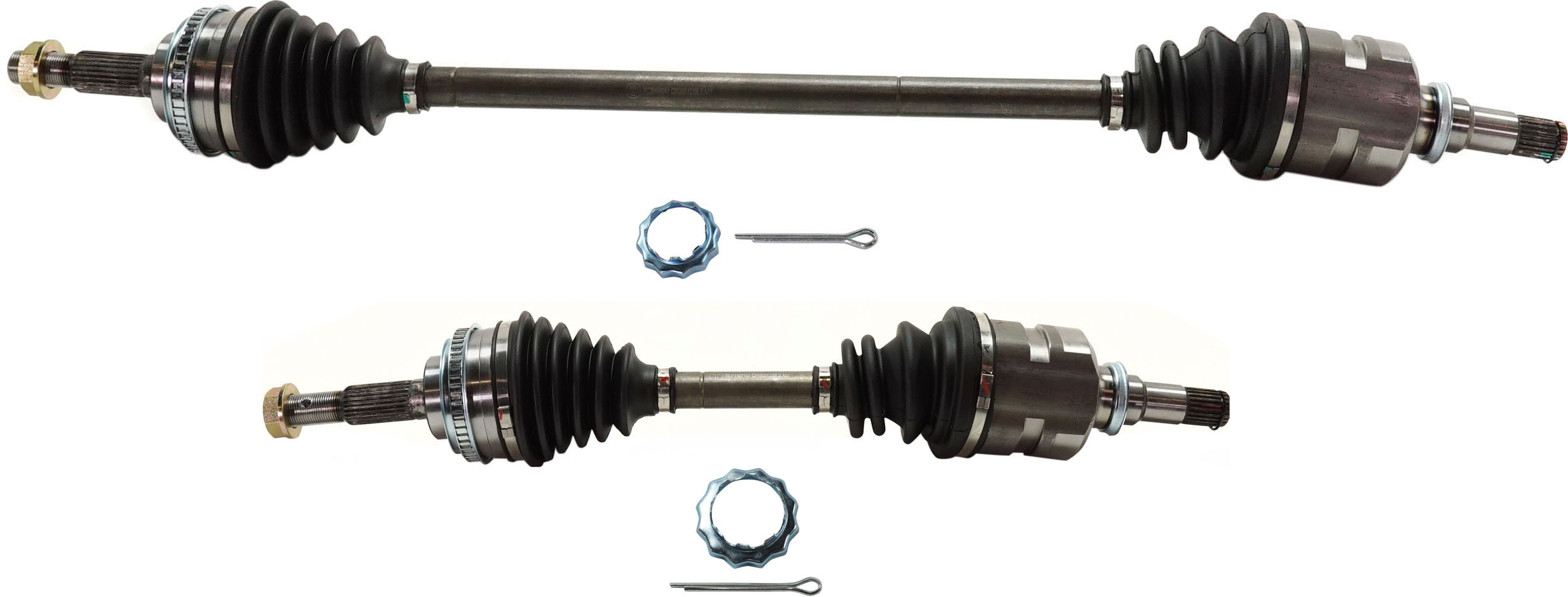 AM CELICA 90-93 COROLLA 93-02 FRONT CV AXLE ASSEMBLY RH AND LH Includes Sensor Ring SKU SET REPT507107