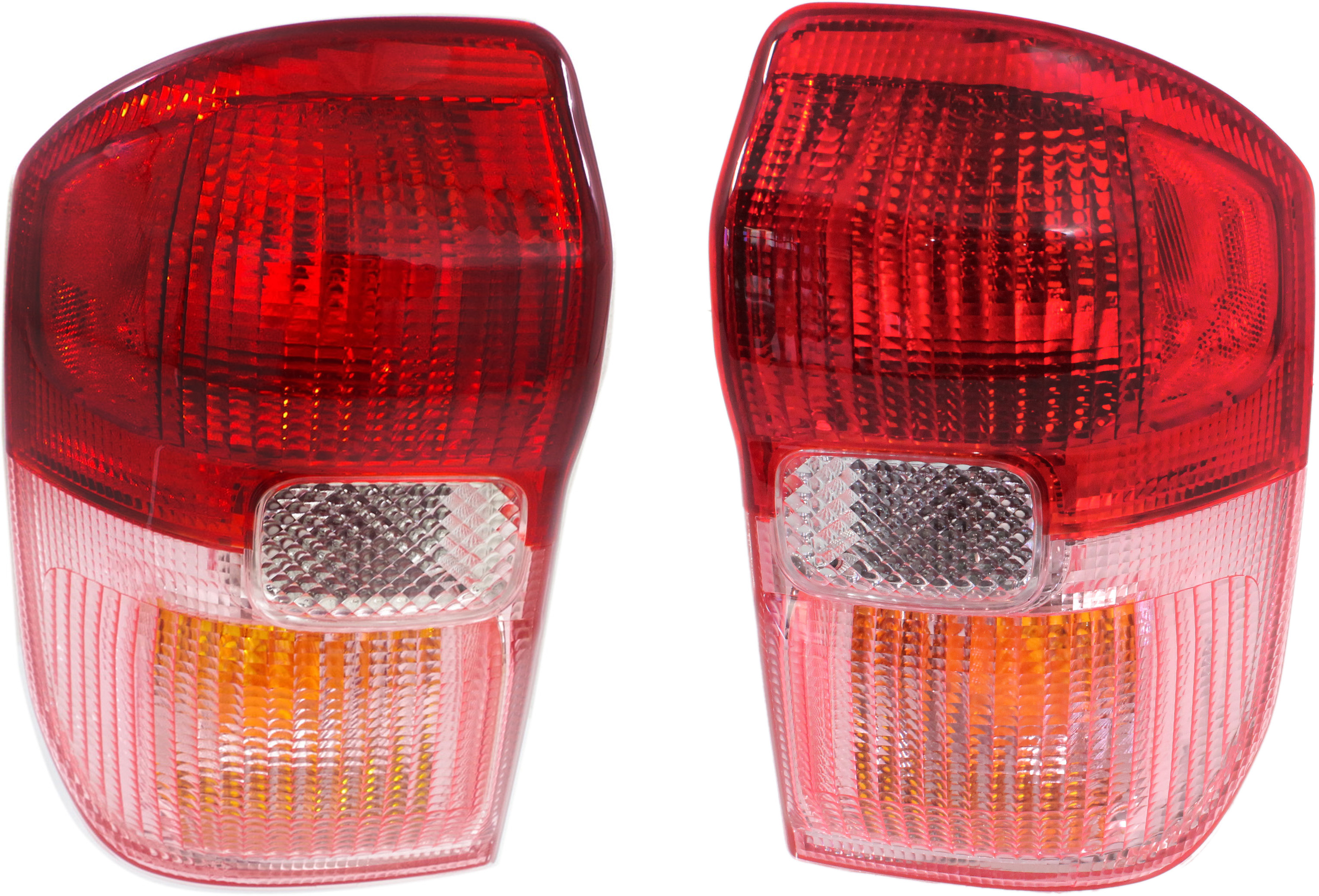 AM RAV4-01-03 TAIL LAMP RH AND LH Assembly Halogen Set of 2 SKU SET REPT730115 Partslink TO2818125 TO2819125 OEM 8155142070-8156142070