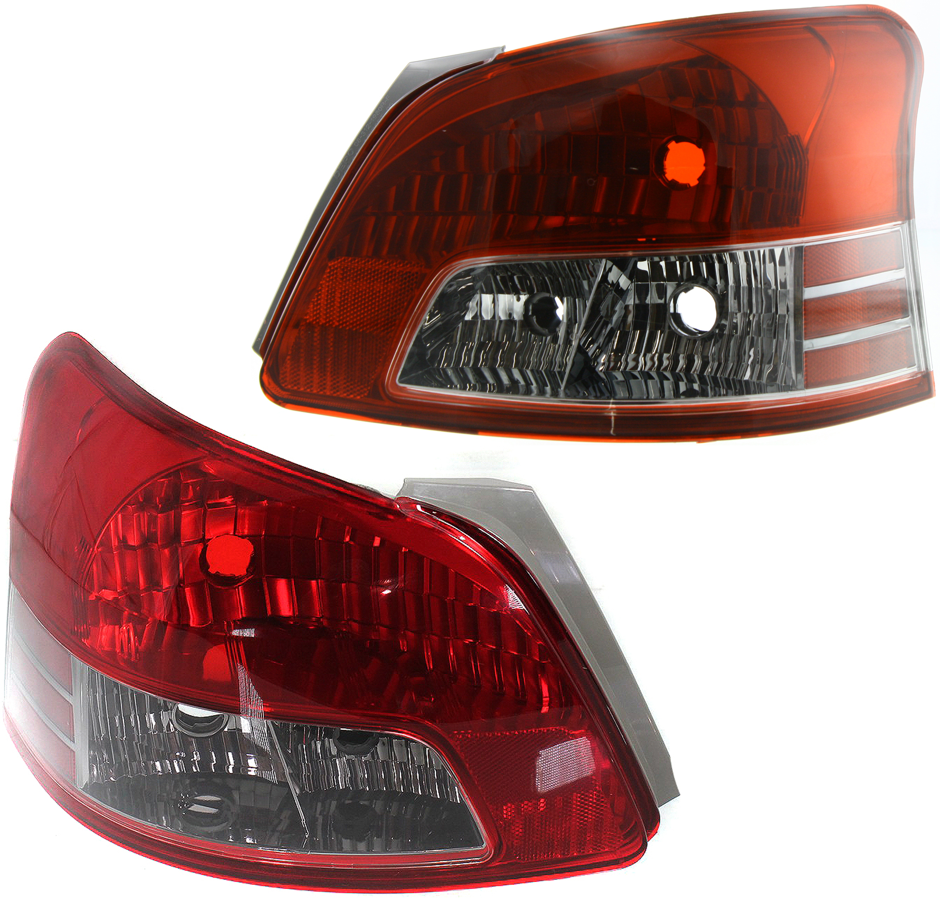 AM YARIS 07-11 TAIL LAMP RH AND LH Assembly Halogen Set of 2 SKU SET REPT730117 Partslink TO2819140 TO2818140 OEM 8155152770-8156152680
