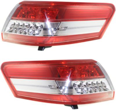 AM CAMRY 10-11 TAIL LAMP RH AND LH Outer Assembly Halogen SKU SET REPT730121 Partslink TO2805106 TO2804106 OEM 8155006340-8156006340