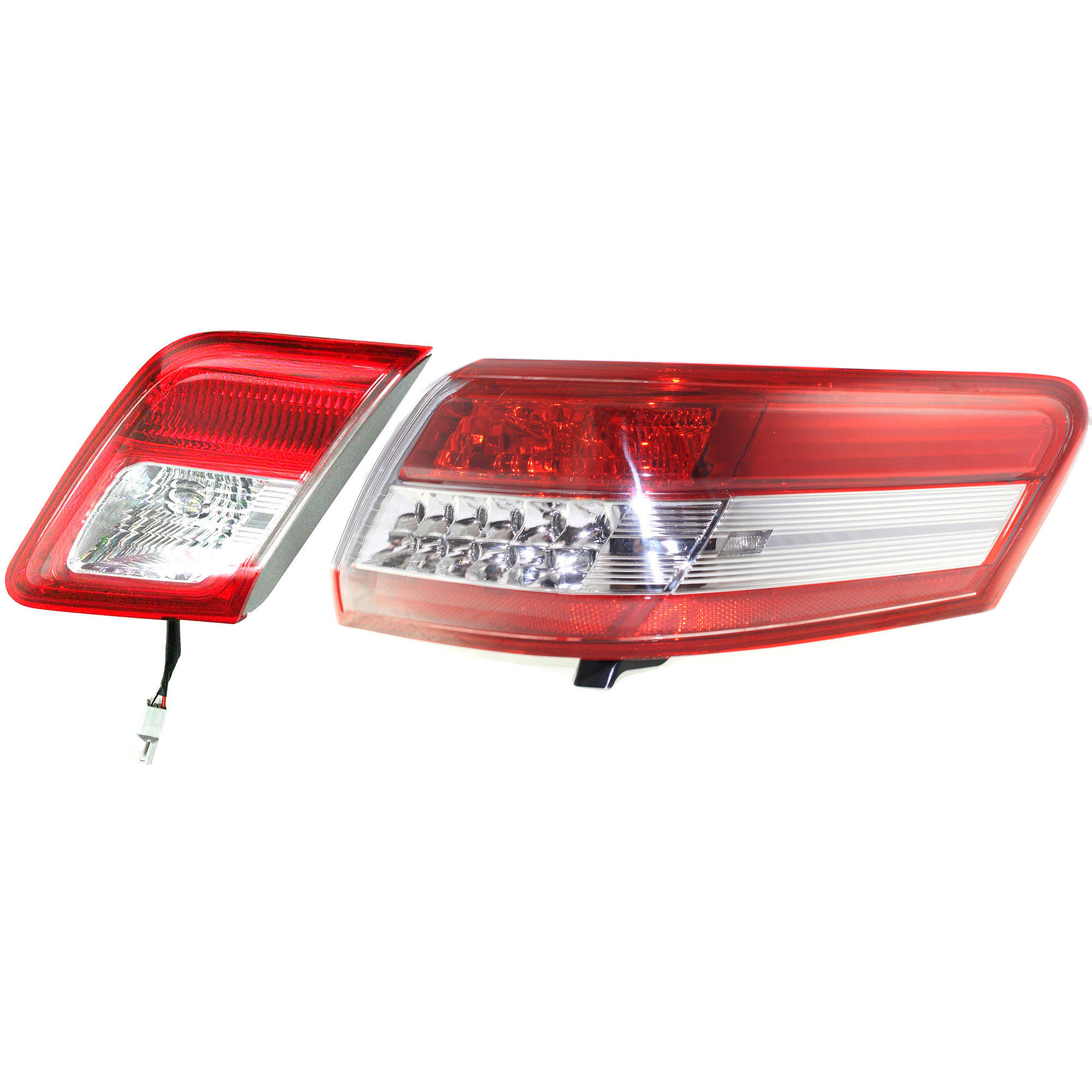 AM CAMRY 10-11 TAIL LAMP RH Inner and Outer Assembly Halogen Exc. Hybrid Models USA Built Vehicle SKU SET REPT730127 A Partslink TO2803104 TO2805106 OEM 8155006340-8158006230