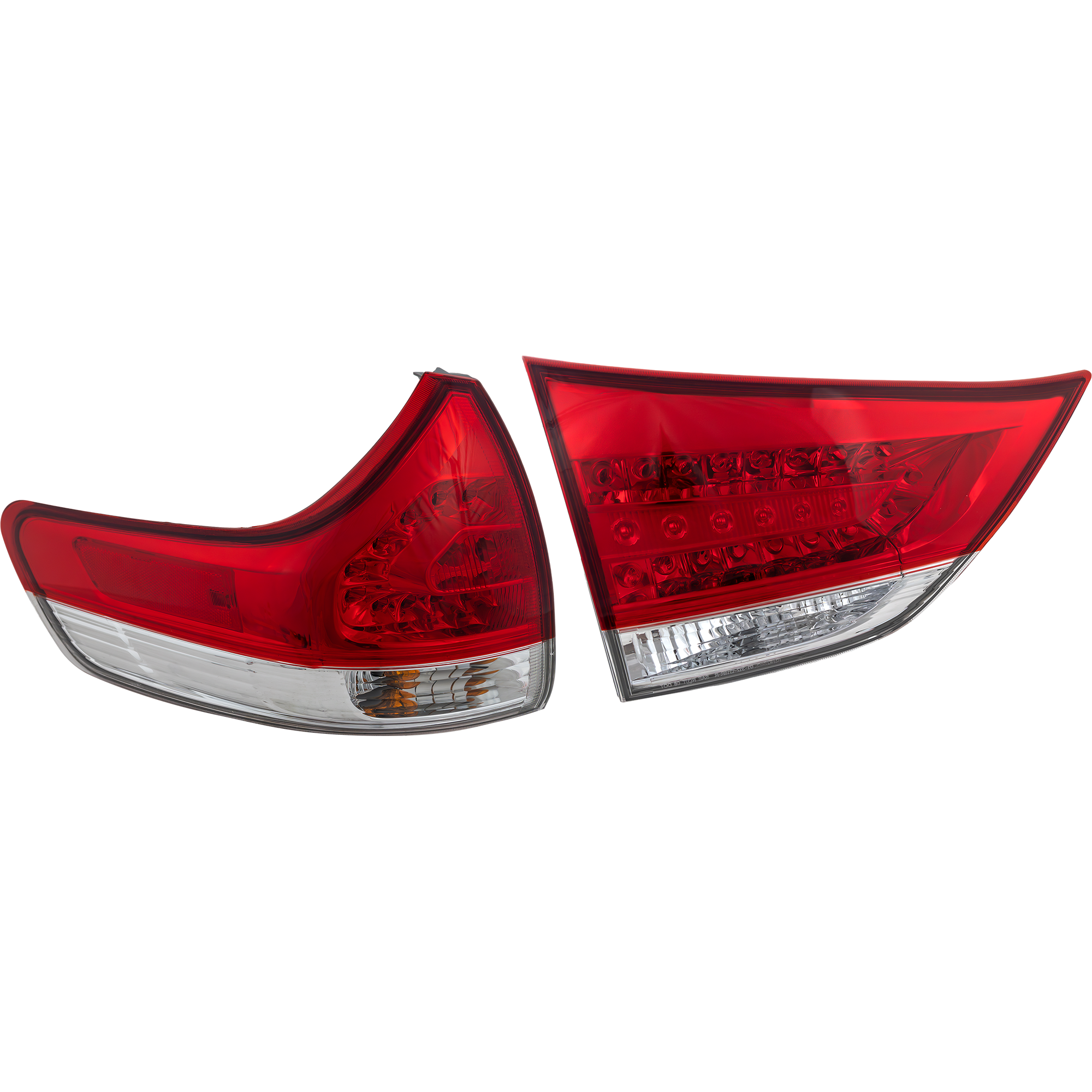 AM SIENNA 11-14 TAIL LAMP LH Inner and Outer Set of 2 Assembly Exc. SE Model SKU SET REPT730134-2 Partslink TO2804107 TO2802110 OEM 8156008030-8159008010