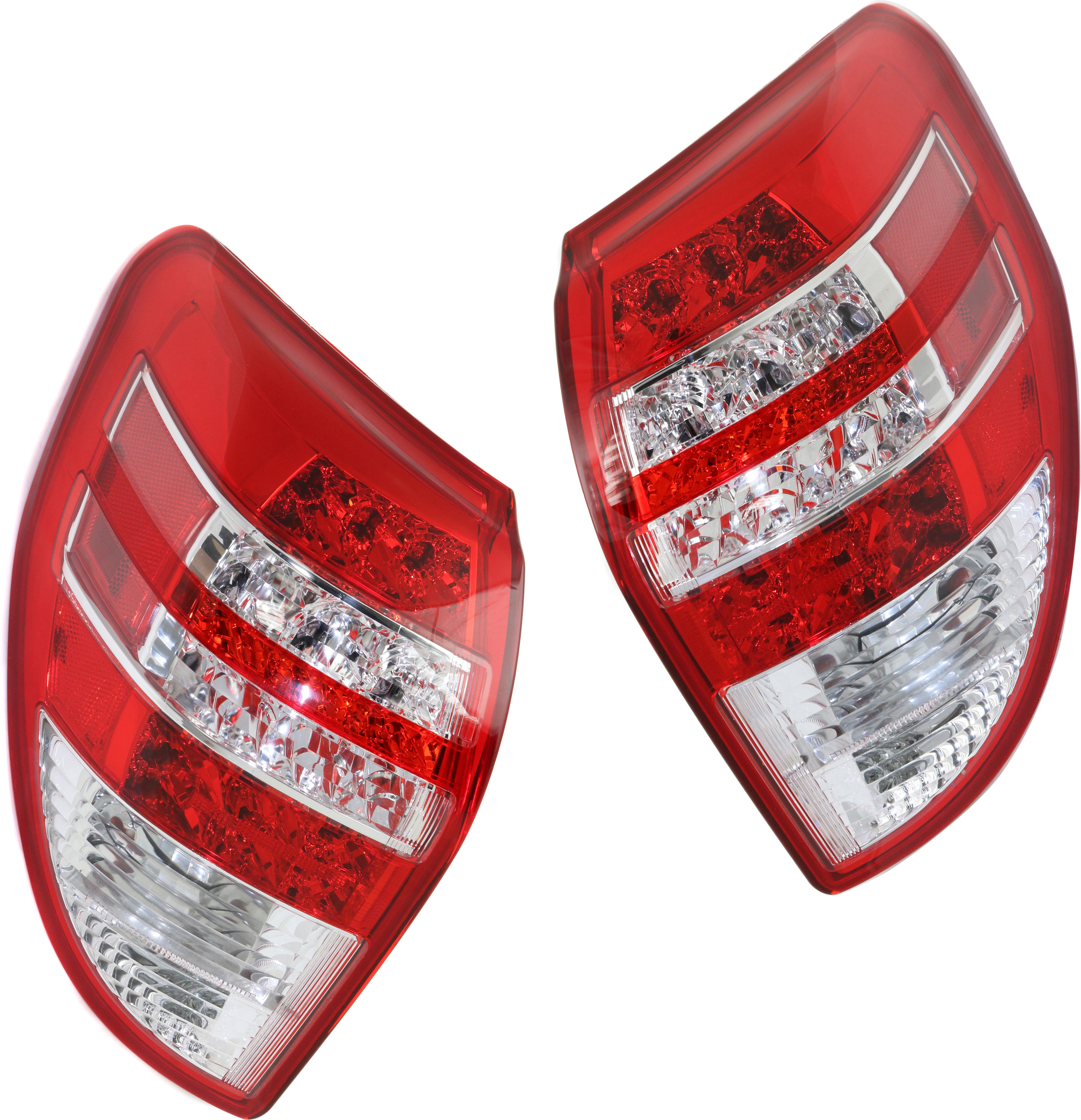 AM RAV4-09-12 TAIL LAMP RH AND LH Lens and Housing Japan Built Vehicle CAPA SKU SET REPT730143Q Partslink TO2819142C TO2818142C OEM 8155142130-8156142130