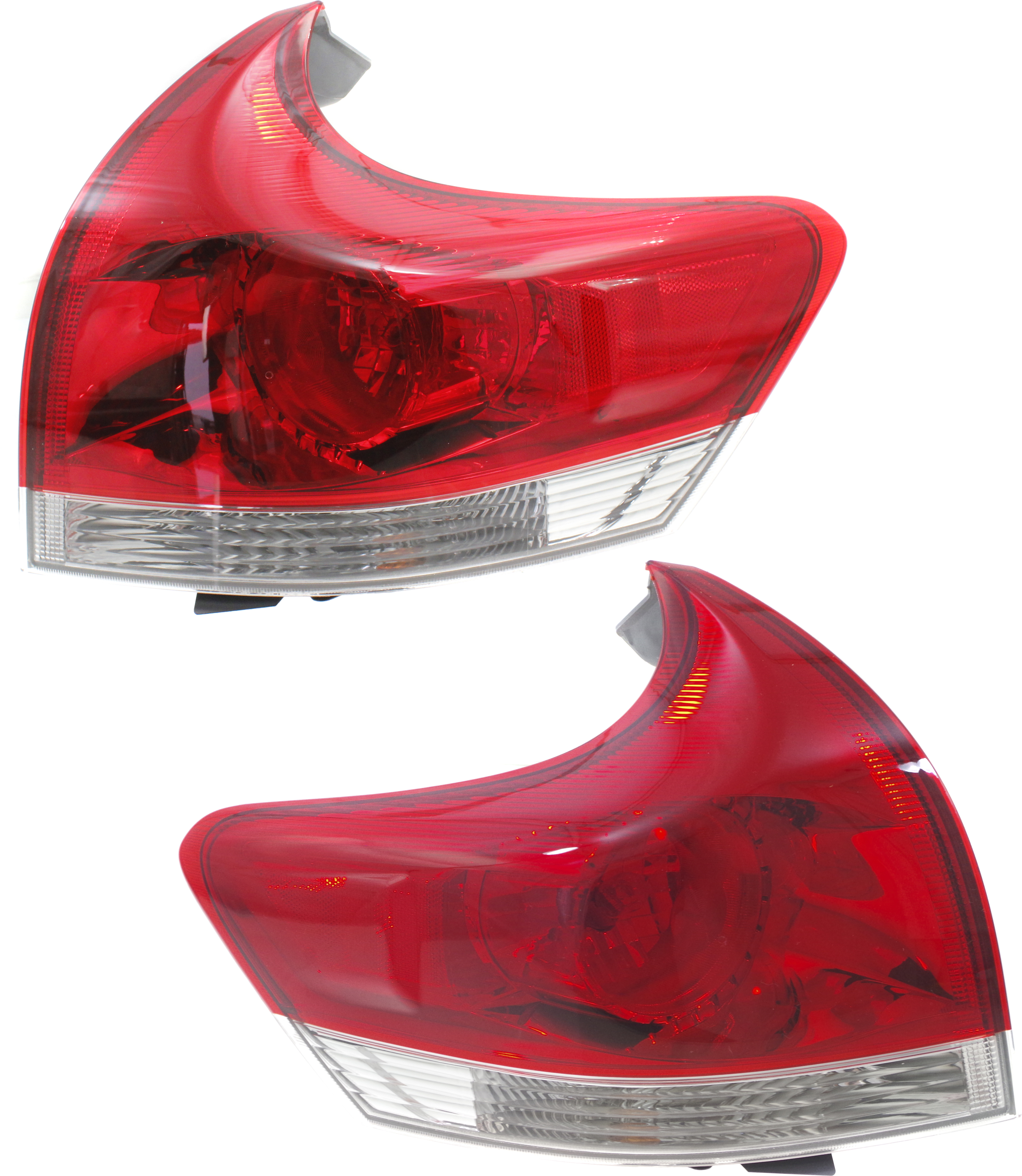 AM VENZA 09-12 TAIL LAMP RH AND LH Outer Assembly CAPA SKU SET REPT730155Q Partslink TO2805109C TO2804109C OEM 815500T010-815600T010