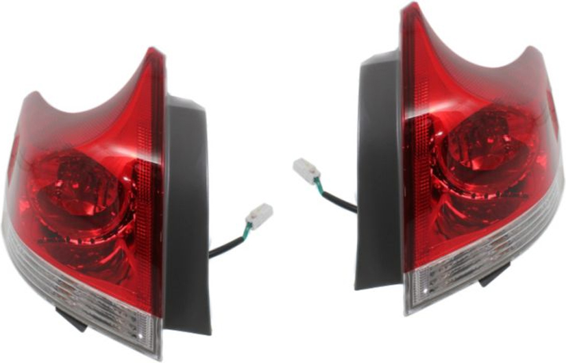 AM VENZA 09-12 TAIL LAMP RH AND LH Outer Assembly Halogen Set of 2 SKU SET REPT730155 Partslink TO2805109 TO2804109 OEM 815500T010-815600T010