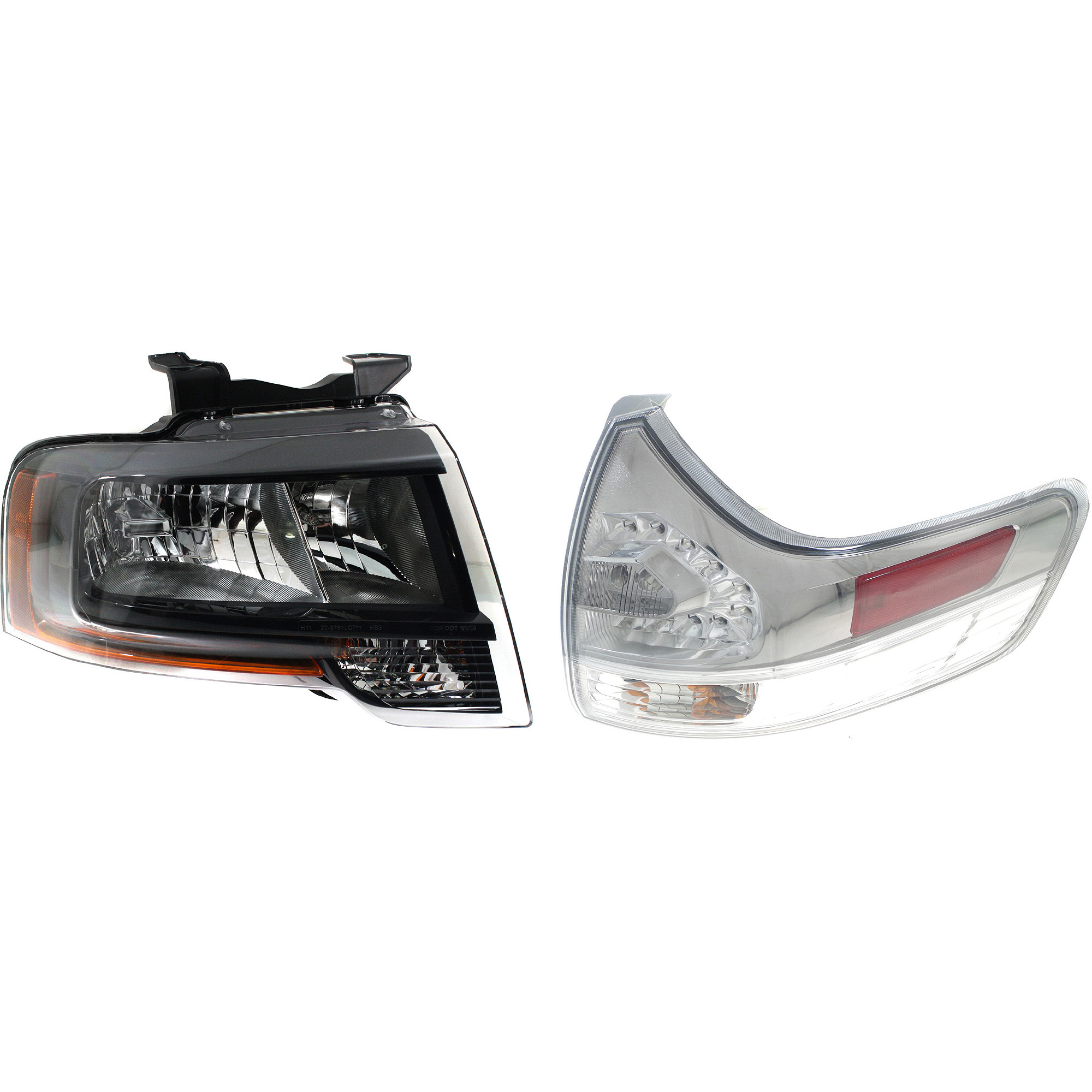 AM SIENNA 11-20 TAIL LAMP RH Outer Assembly Halogen Set of 2 CAPA SKU SET REPT730313Q A Partslink TO2803130C TO2805110C OEM 8155008040-8158008020