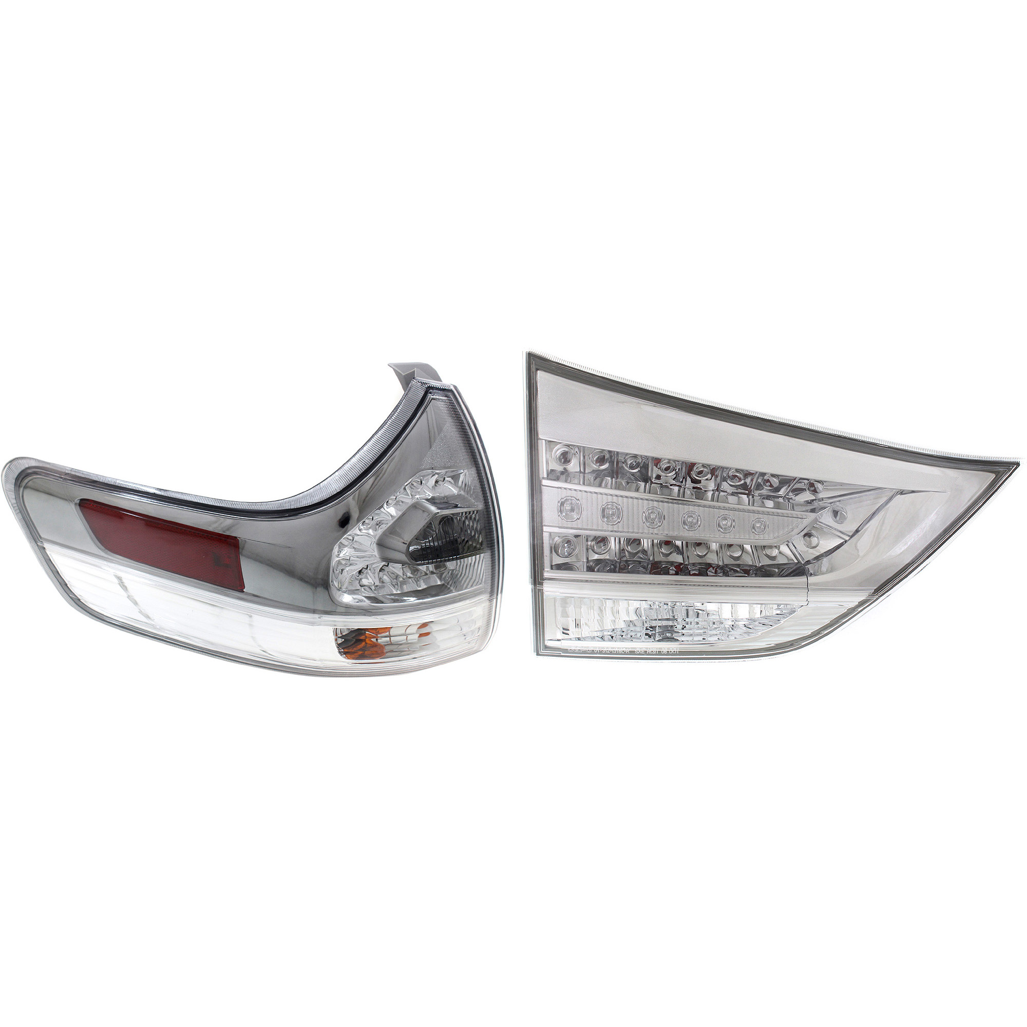 AM SIENNA 11-20 TAIL LAMP LH Inner and Outer Halogen CAPA SKU SET REPT730314Q Partslink TO2802130C TO2804110C OEM 8156008040-8159008020
