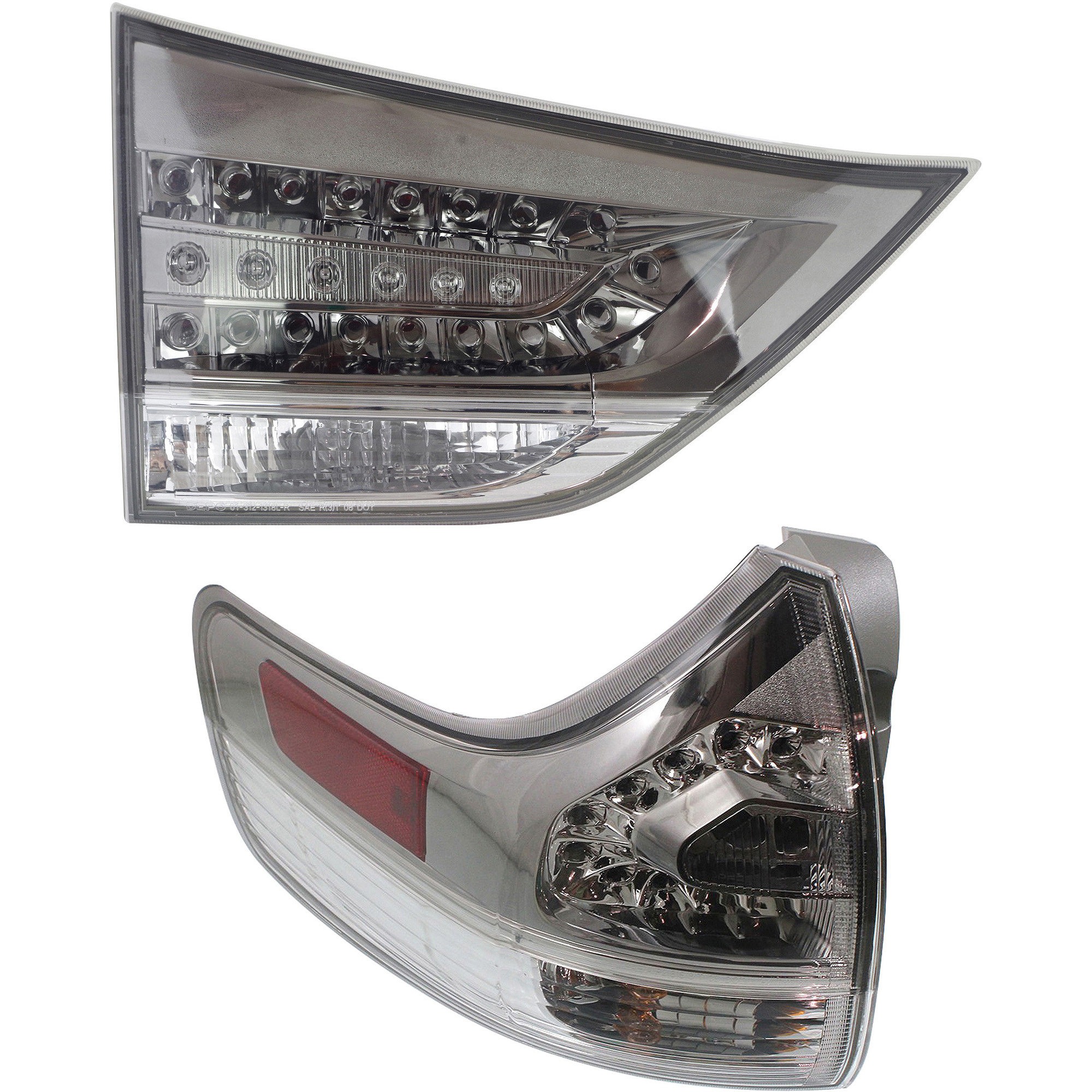 AM SIENNA 11-20 TAIL LAMP LH Inner and Outer Halogen SKU SET REPT730314 Partslink TO2802130 TO2804110 OEM 8156008040-8159008020
