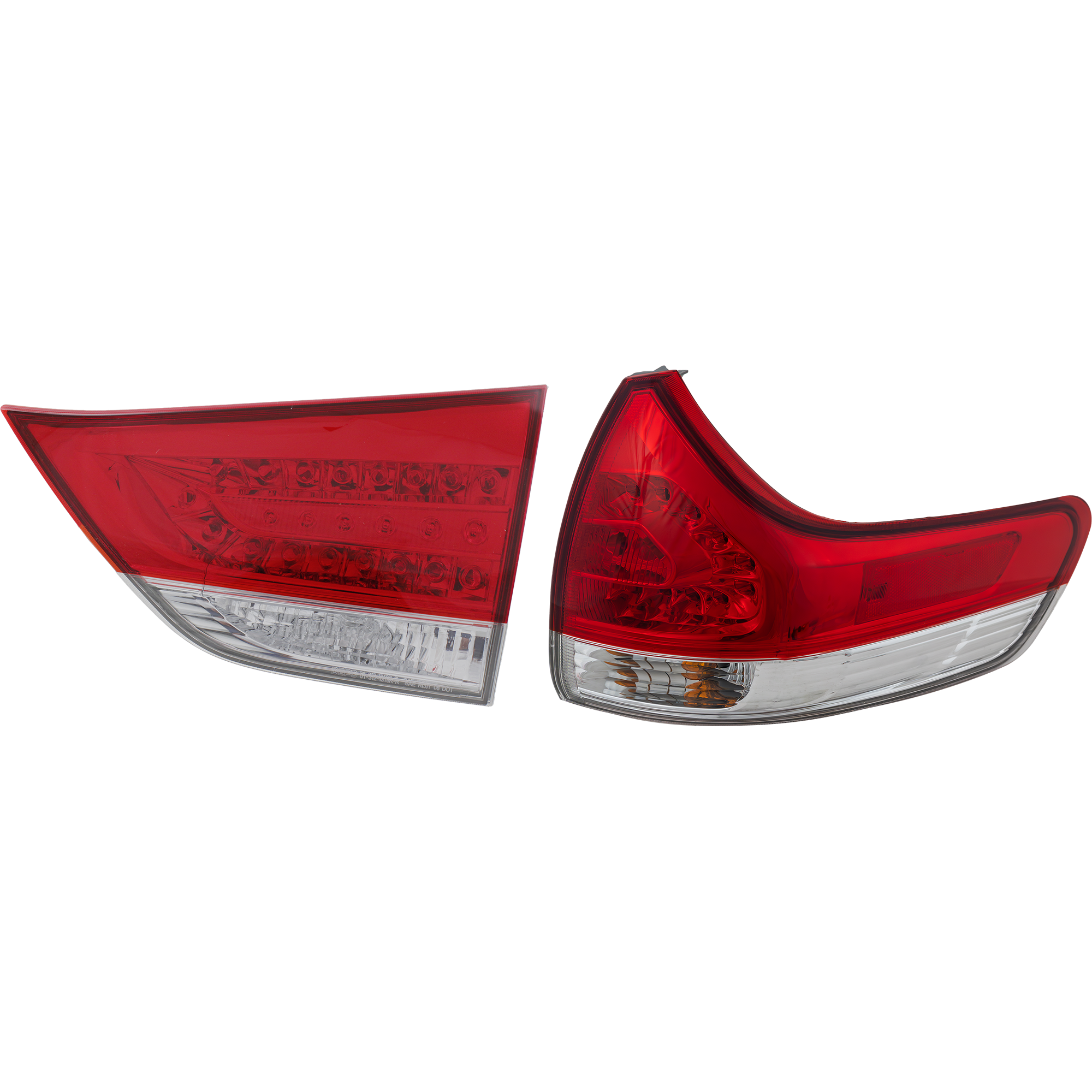 AM SIENNA 12-14 TAIL LAMP RH Outer Assembly Halogen Set of 2 CAPA SKU SET REPT730319Q A Partslink TO2803125C TO2805107C OEM 8155008030-8158008011