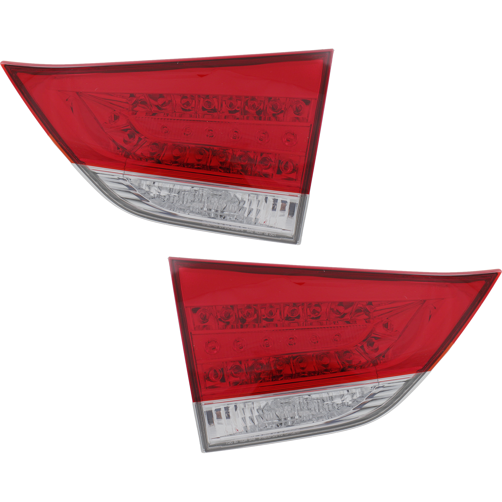 AM SIENNA 12-14 TAIL LAMP RH AND LH Inner Assembly From 10-11 Exc. SE Model SKU SET REPT730319 Partslink TO2803125 TO2802125 OEM 8158008011-8159008011