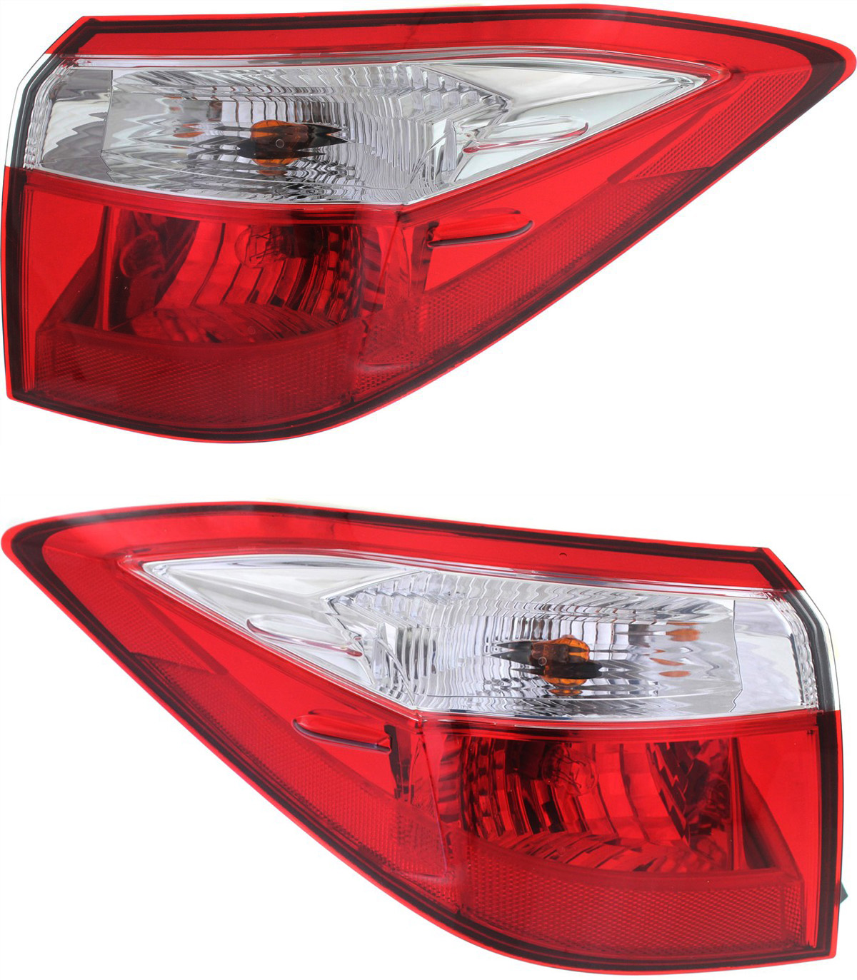 AM COROLLA 14-16 TAIL LAMP RH AND LH Outer Assembly CAPA SKU SET REPT730343Q Partslink TO2805118C TO2804118C OEM 81550-02750-8155002751-81560-0
