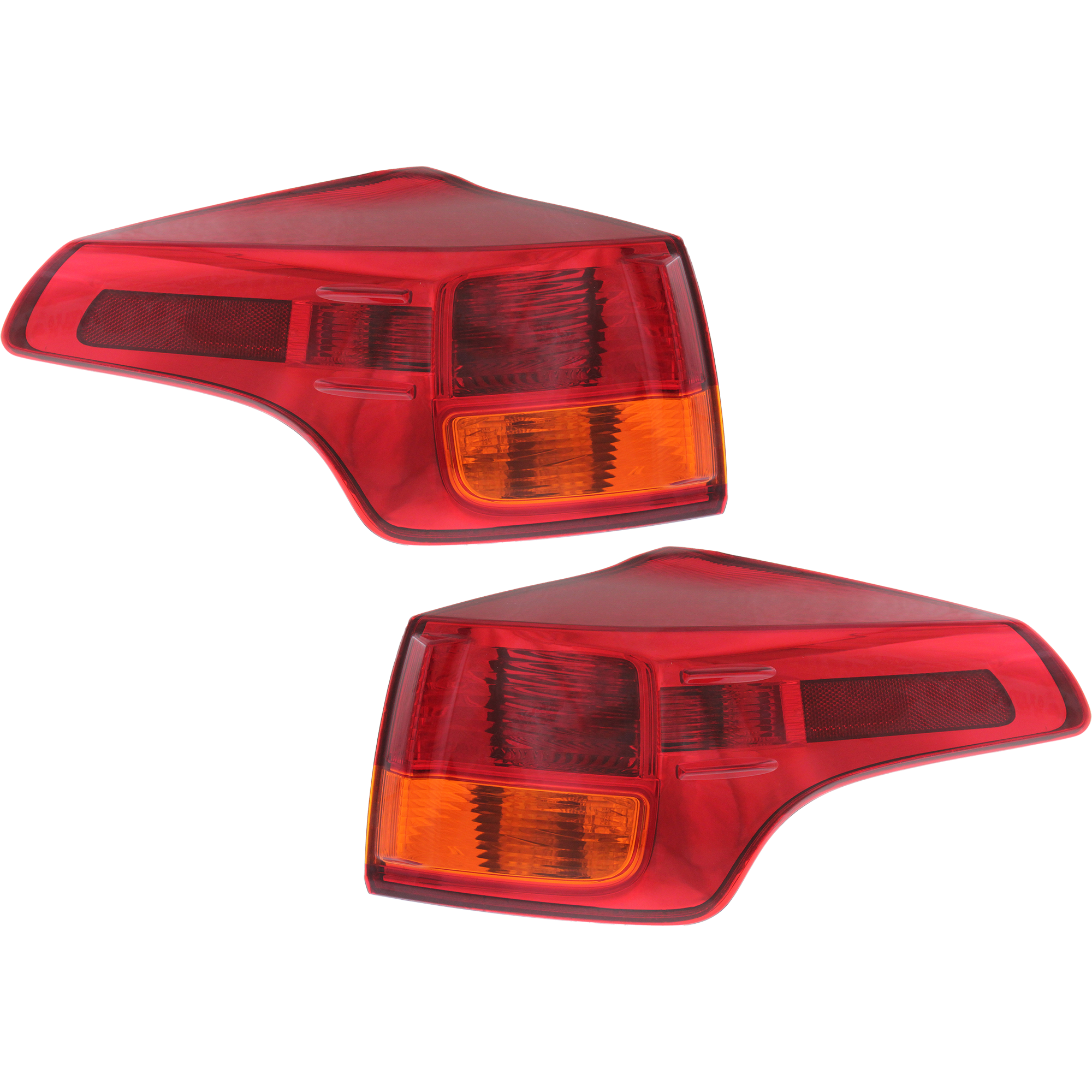 AM RAV4-13-15 TAIL LAMP RH AND LH Outer Assembly North America Built Vehicle CAPA SKU SET REPT730349Q Partslink TO2805119C TO2804119C OEM 815500R030-815600R030