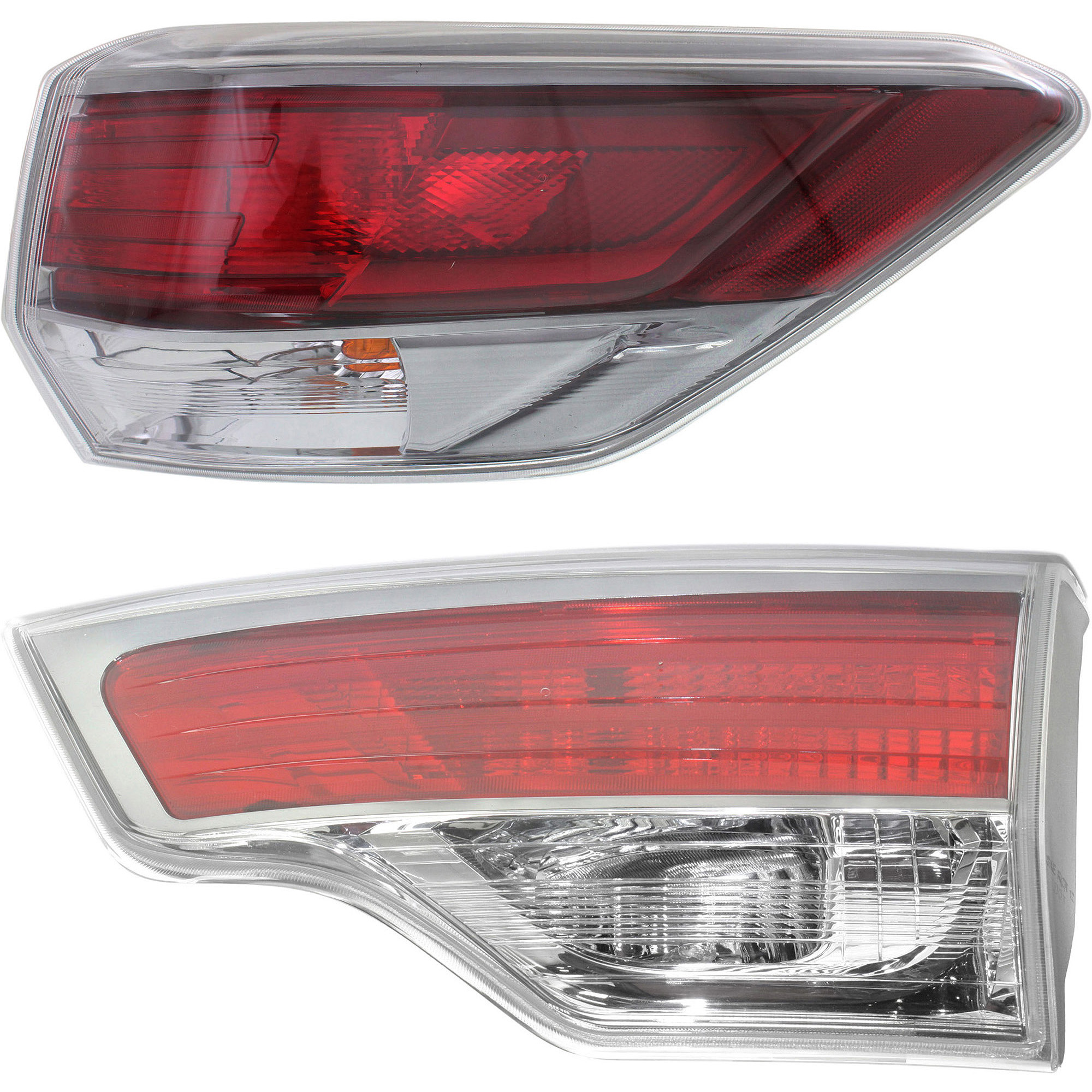 AM OPTIMA 16-19 TAIL LAMP RH and LH Inner and Outer Assembly LED Non Hybrid Model 16-18 Type 1 SKU SET REPT730361 A Partslink TO2803115 TO2805120 OEM 815500E100-815800E050