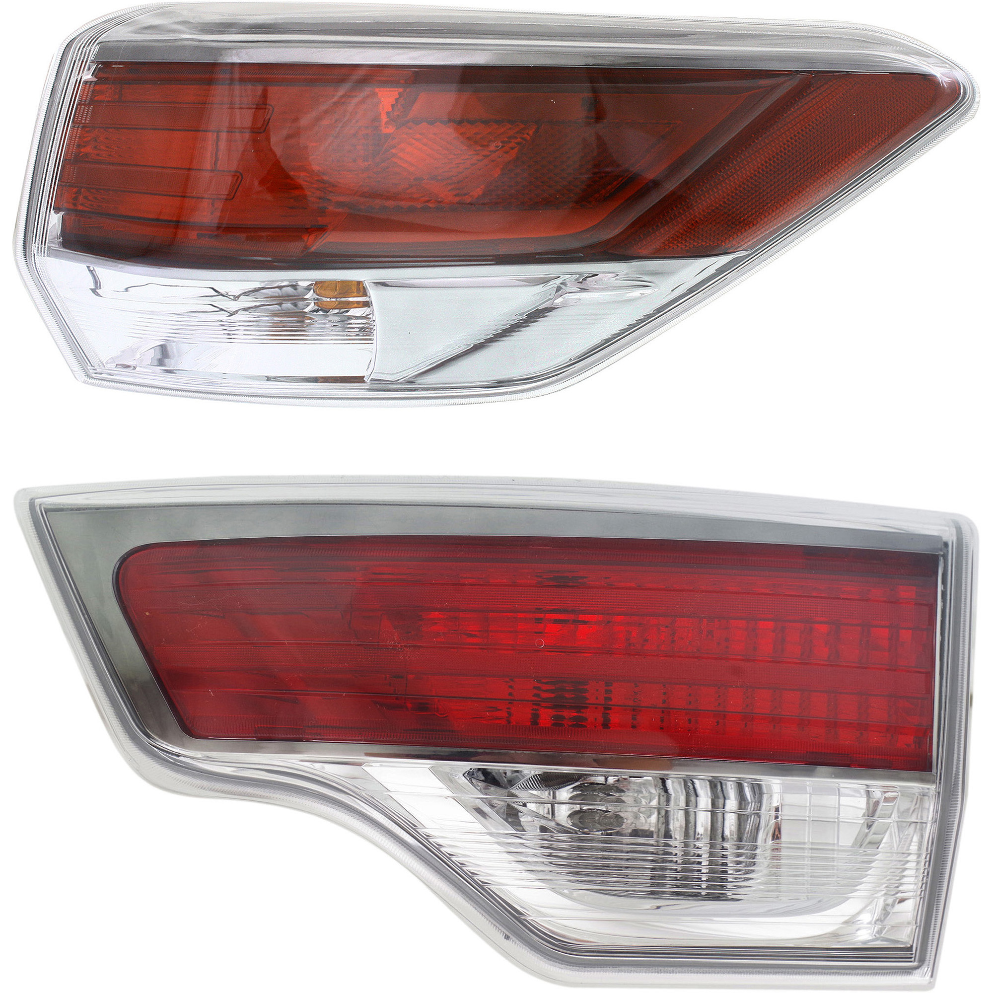 AM HIGHLANDER 14-16 TAIL LAMP RH Inner and Outer Assembly LED Type 2 Exc. Hybrid Model CAPA SKU SET REPT730361Q A Partslink TO2803115C TO2805120C OEM 815500E100-815800E050