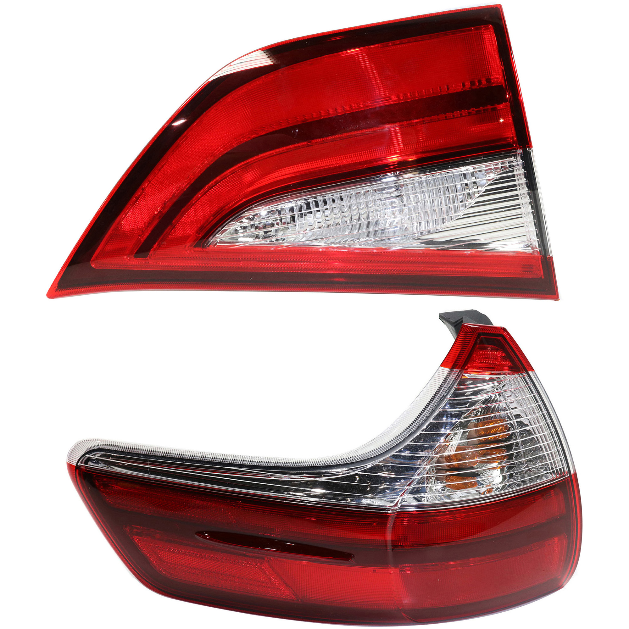 AM SIENNA 15-19 TAIL LAMP LH Inner and Outer CAPA SKU SET REPT730368Q Partslink TO2802117C TO2804123C OEM 8156008050-8159008030